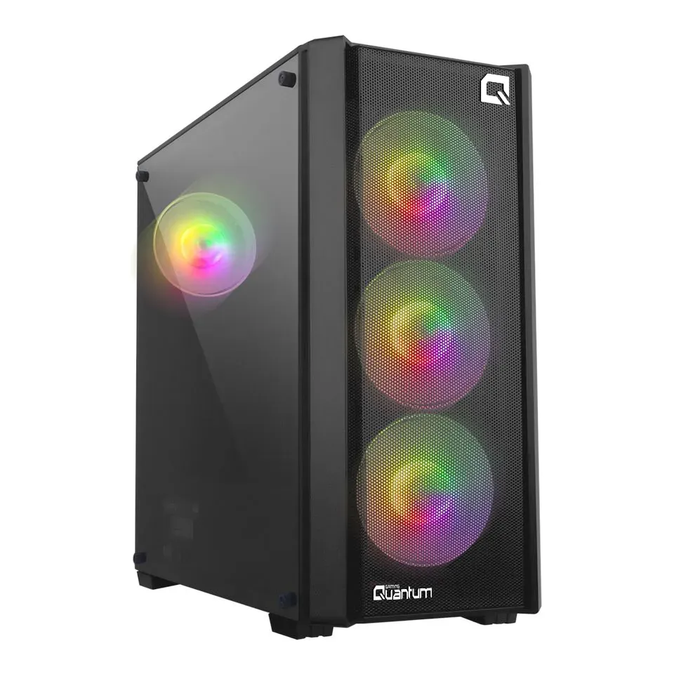 Quantum Gaming Chaser Q4516540 Amd Ryzen 5 4500 16GB DDR4 512GB SSD RX550 4GB Freedos görsel 1