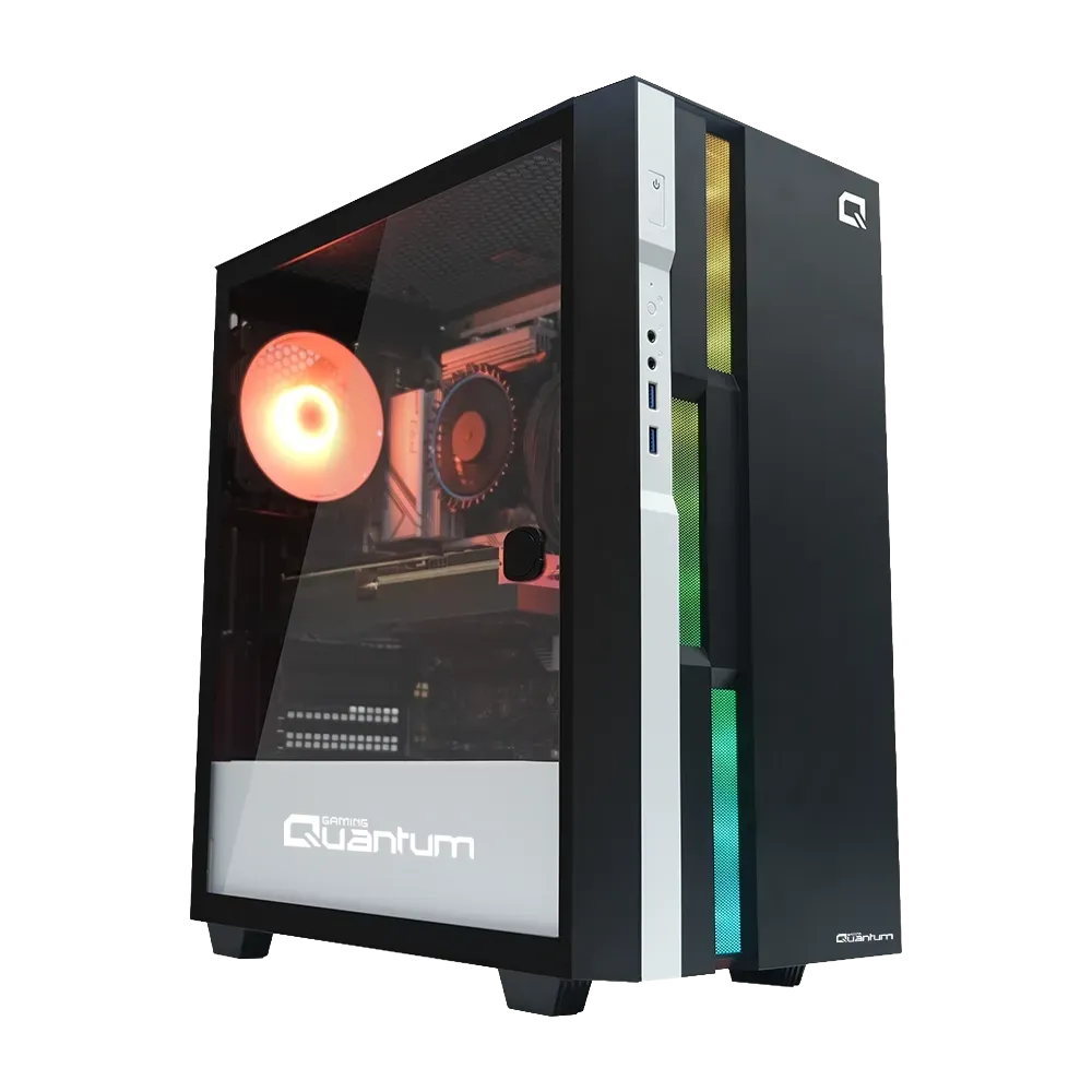 Quantum Gaming TitanBlue AMD Ryzen 5 5500 16GB DDR5 1TB NVMe SSD RTX5060 8GB Freedos görsel 1