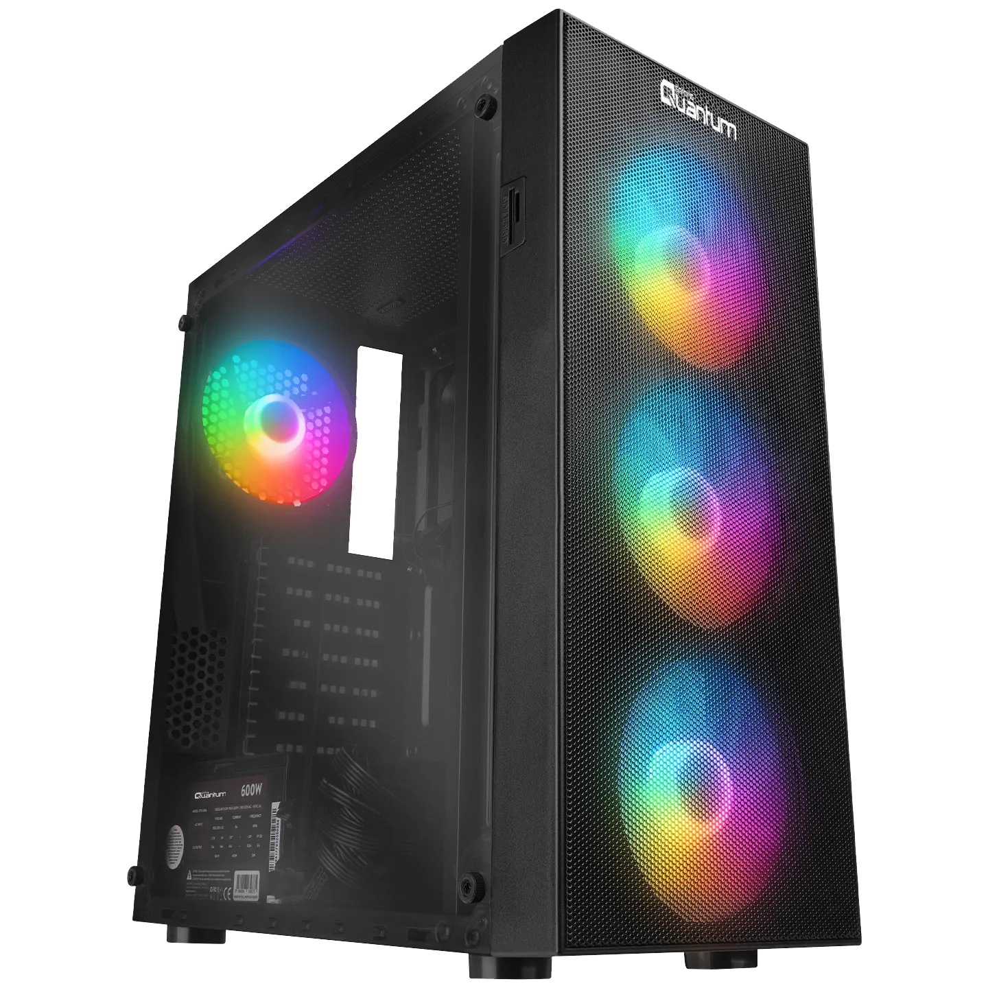 QuantumGaming MeshupPro Ryzen 7 5700X 32GB DDR4 1TB NVMe MSI RTX5060 8GB Freedos görsel 2