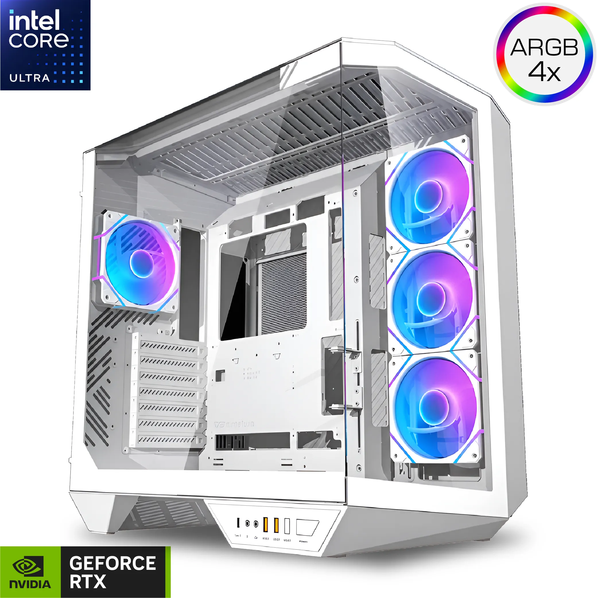 Quantum Gaming Proxima PW1211 White Ultra 5 225F 32GB Ddr5 1tb Nvme 5060TI 8gb 360MM Sıvı Soğutmalı Masaüstü Oyun Bilgisayarı
