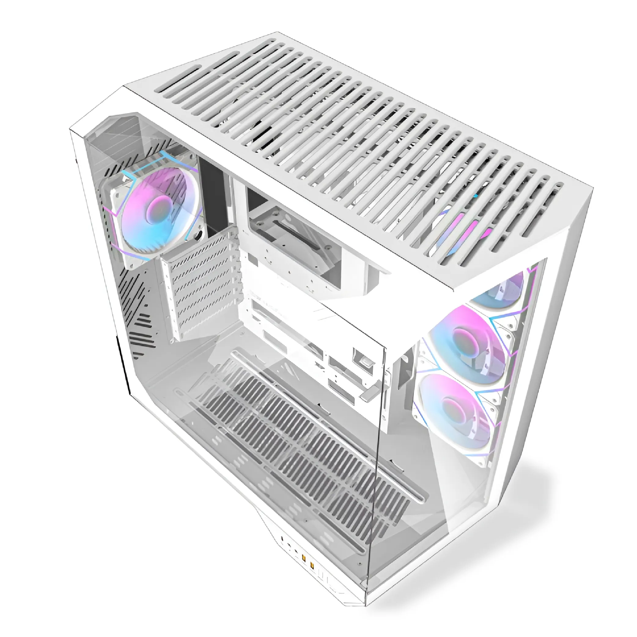 Quantum Gaming Proxima PW1211 White Ultra 5 225F 32GB Ddr5 1tb NVMe 5060TI 8gb 360MM Sıvı Soğutmalı Masaüstü Oyun Bilgisayarı görsel 3