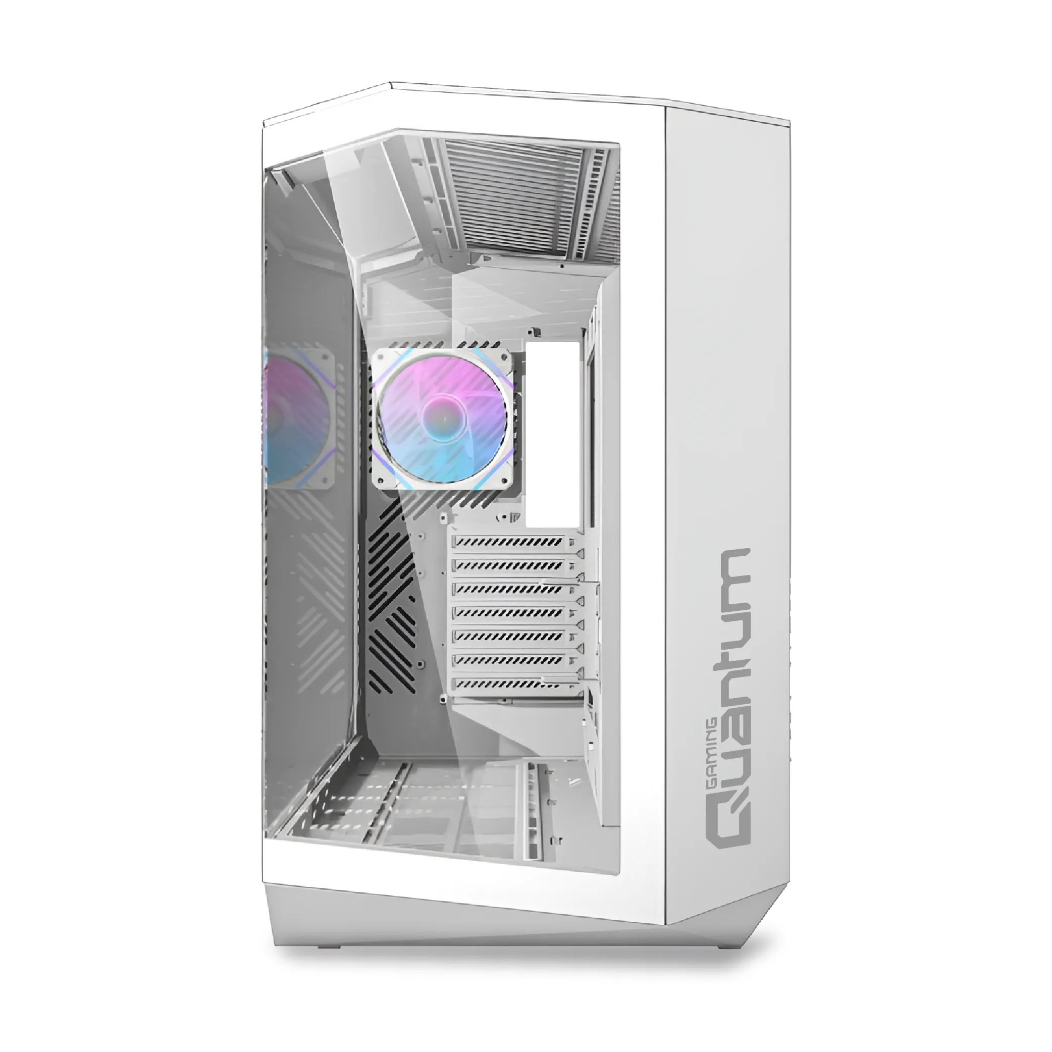 Quantum Gaming Proxima White PW1212 Ultra 5 225F 16GB DDR5 500GB NVMe 5060TI 8GB 240mm Liquid-Cooled Gaming Desktop görsel 2