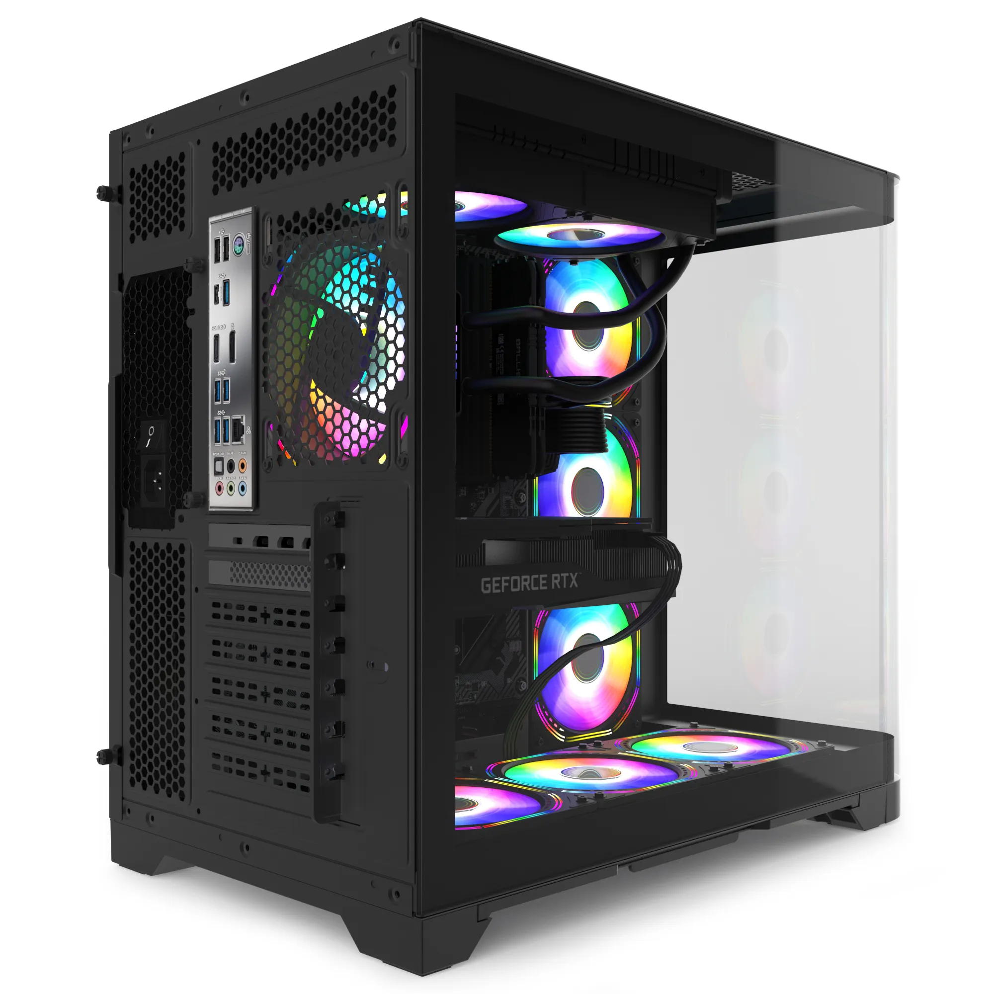 Quantum Gaming Stormforge ST1501 Ryzen 7 5700X 16GB DDR4 1TB NVMe RTX5060 8GB 240mm Liquid-Cooled Gaming Desktop görsel 5