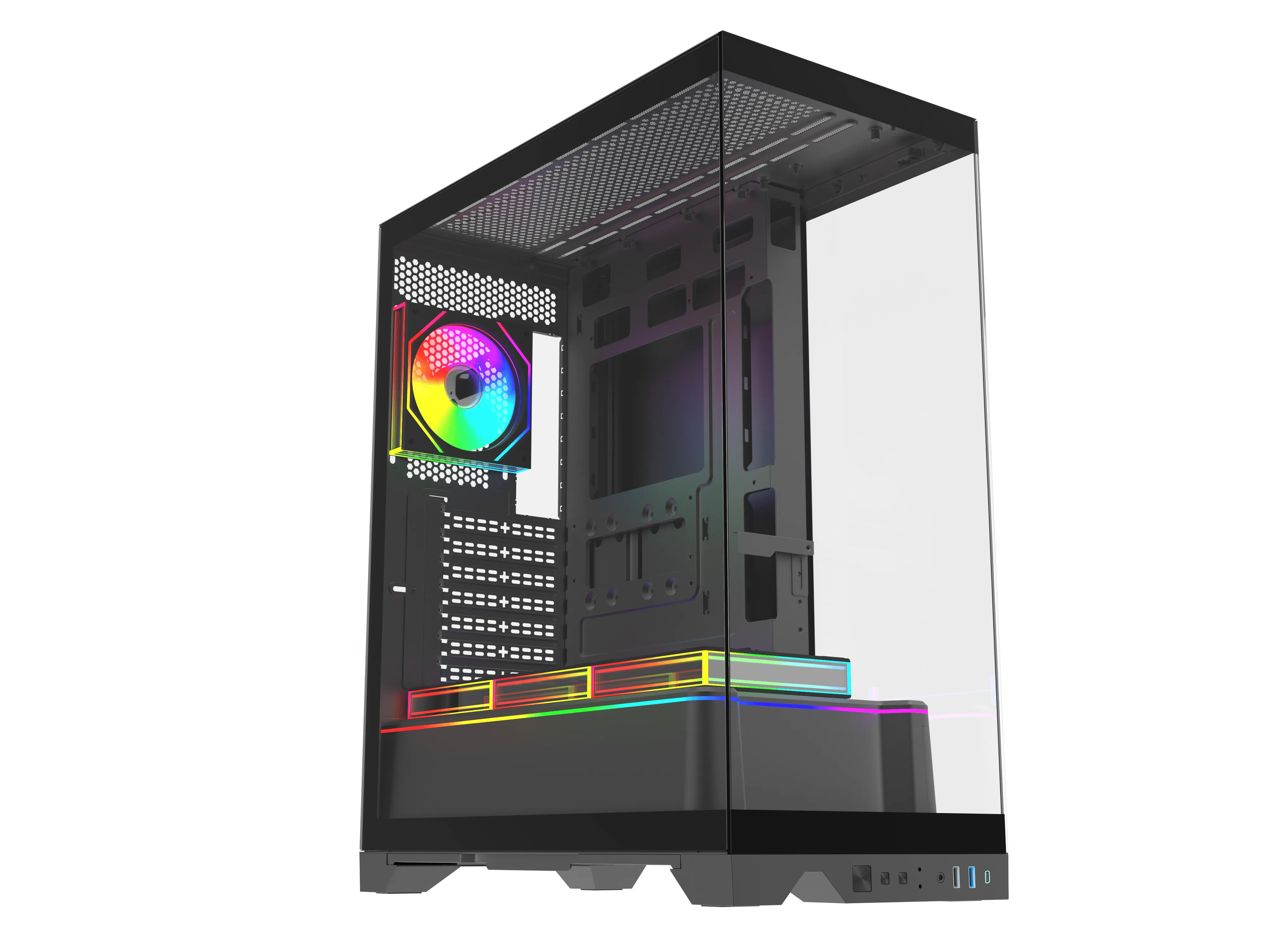 Quantum Gaming Shadowforge Intel i3 12100 8GB DDR4 512 SSD NVMe RTX 5060 Freedos görsel 4