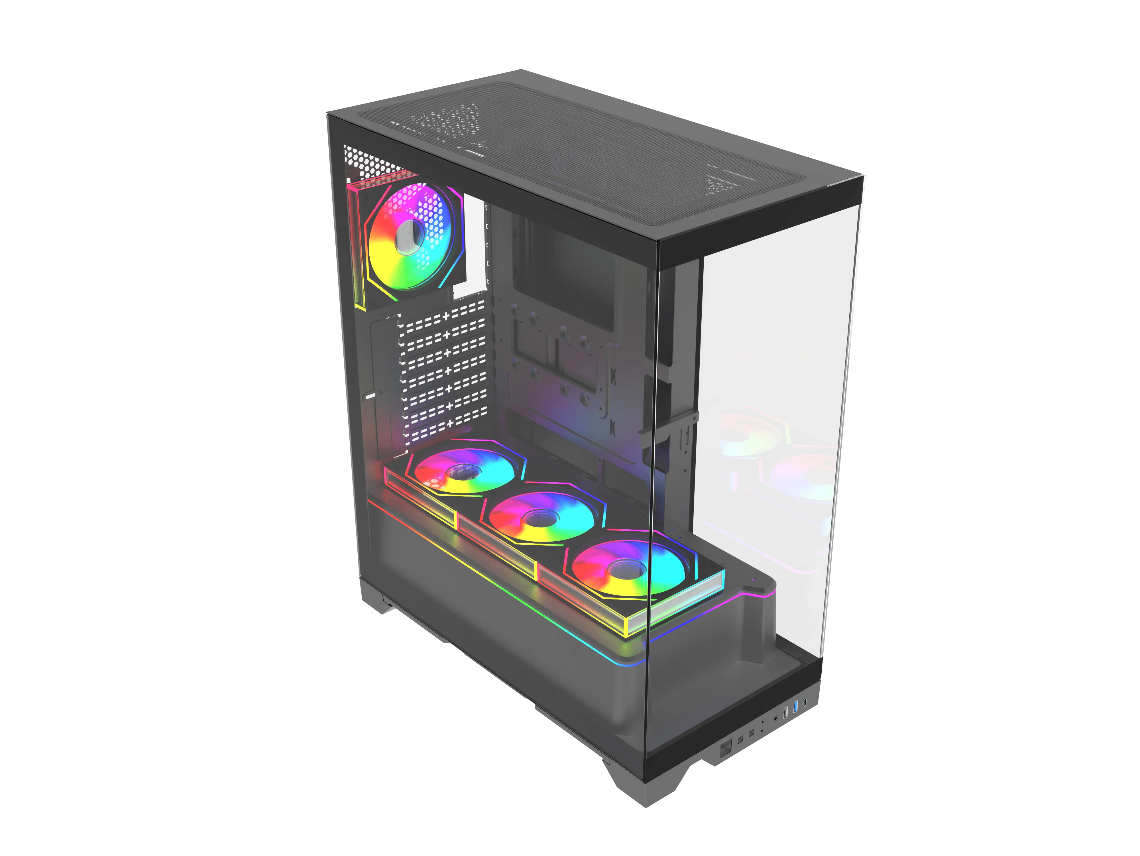 Quantum Gaming Shadowforge Intel i3 12100 8GB DDR4 512 SSD NVMe RTX 5060 Freedos görsel 3