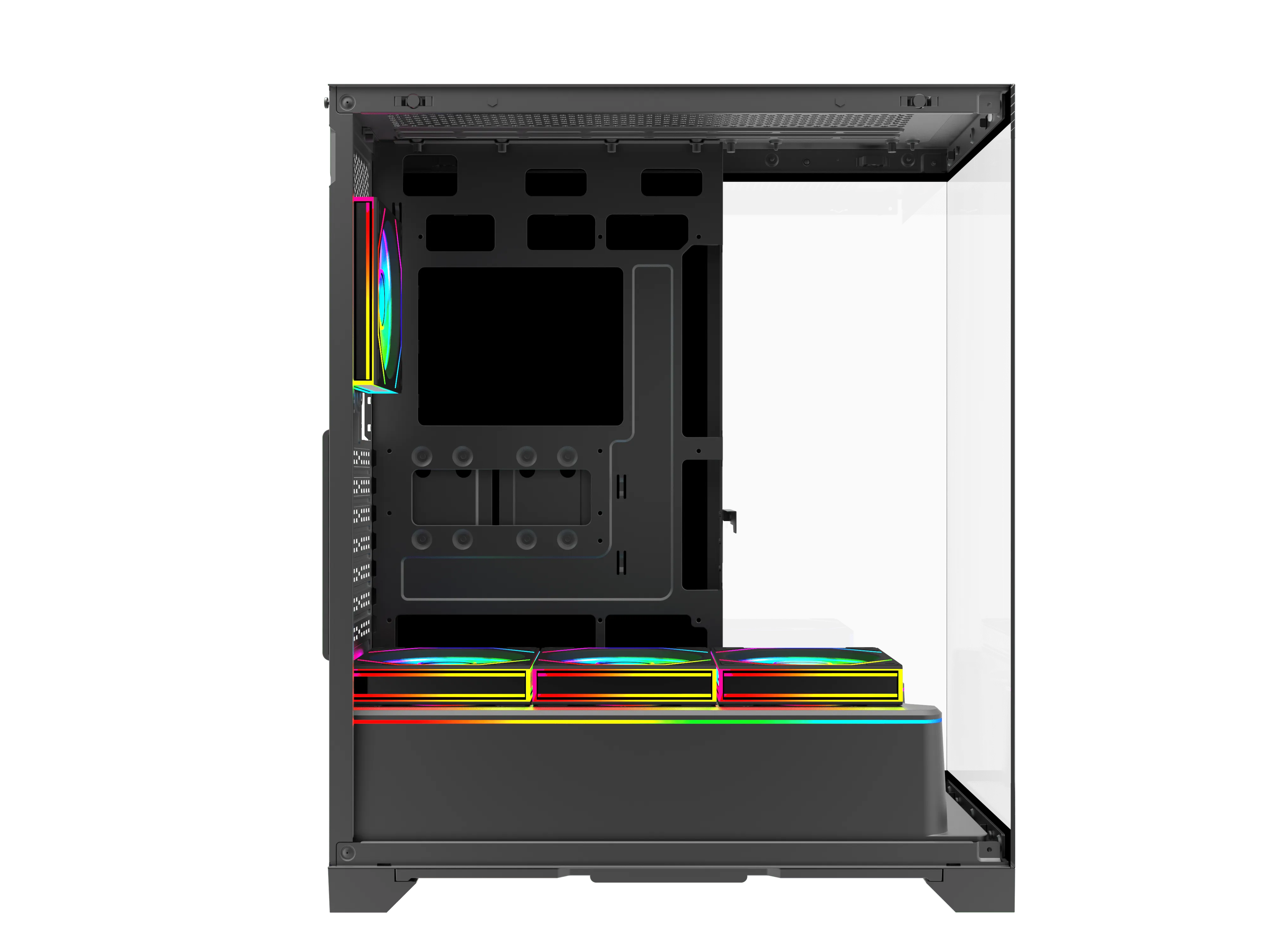 Quantum Gaming Shadowforge Intel i3 12100 8GB DDR4 512 SSD NVMe RTX 5060 Freedos görsel 1
