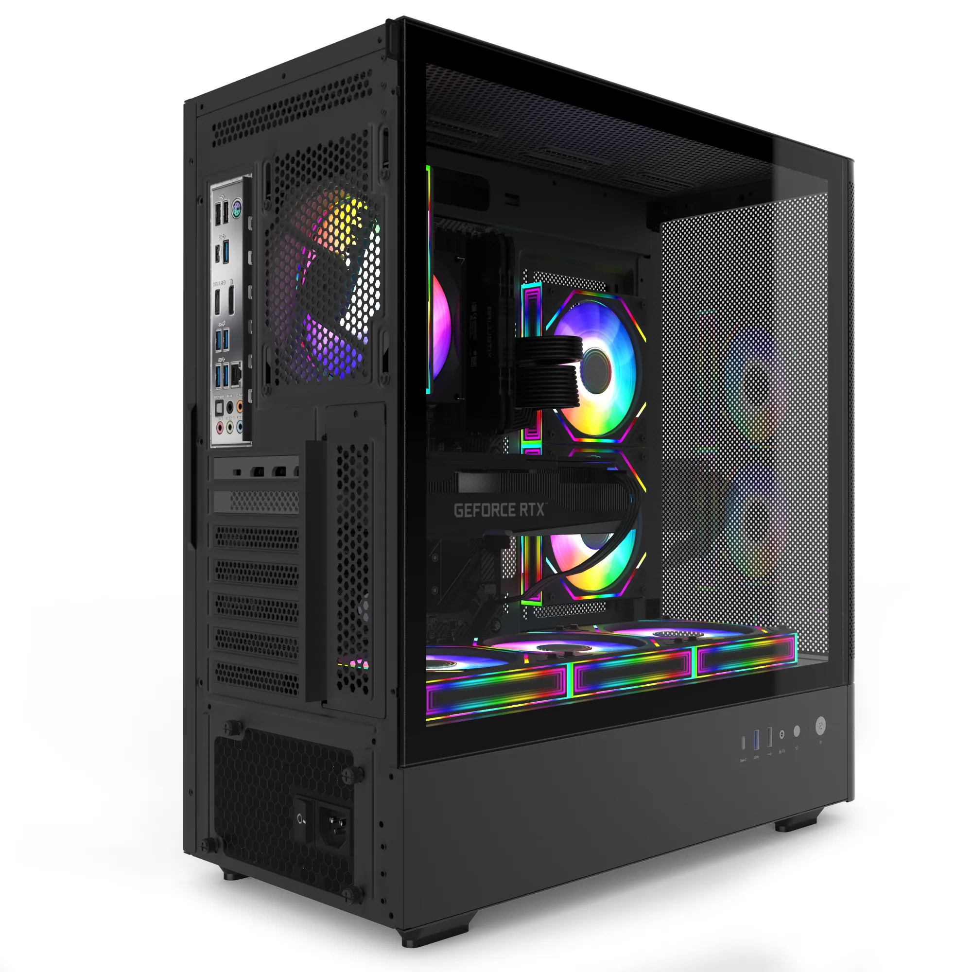 Quantum Gaming Hyper Surge i5-14400F 16GB DDR5 1TB NVMe RTX5060 8GB Masaüstü Oyun Bilgisayarı görsel 5