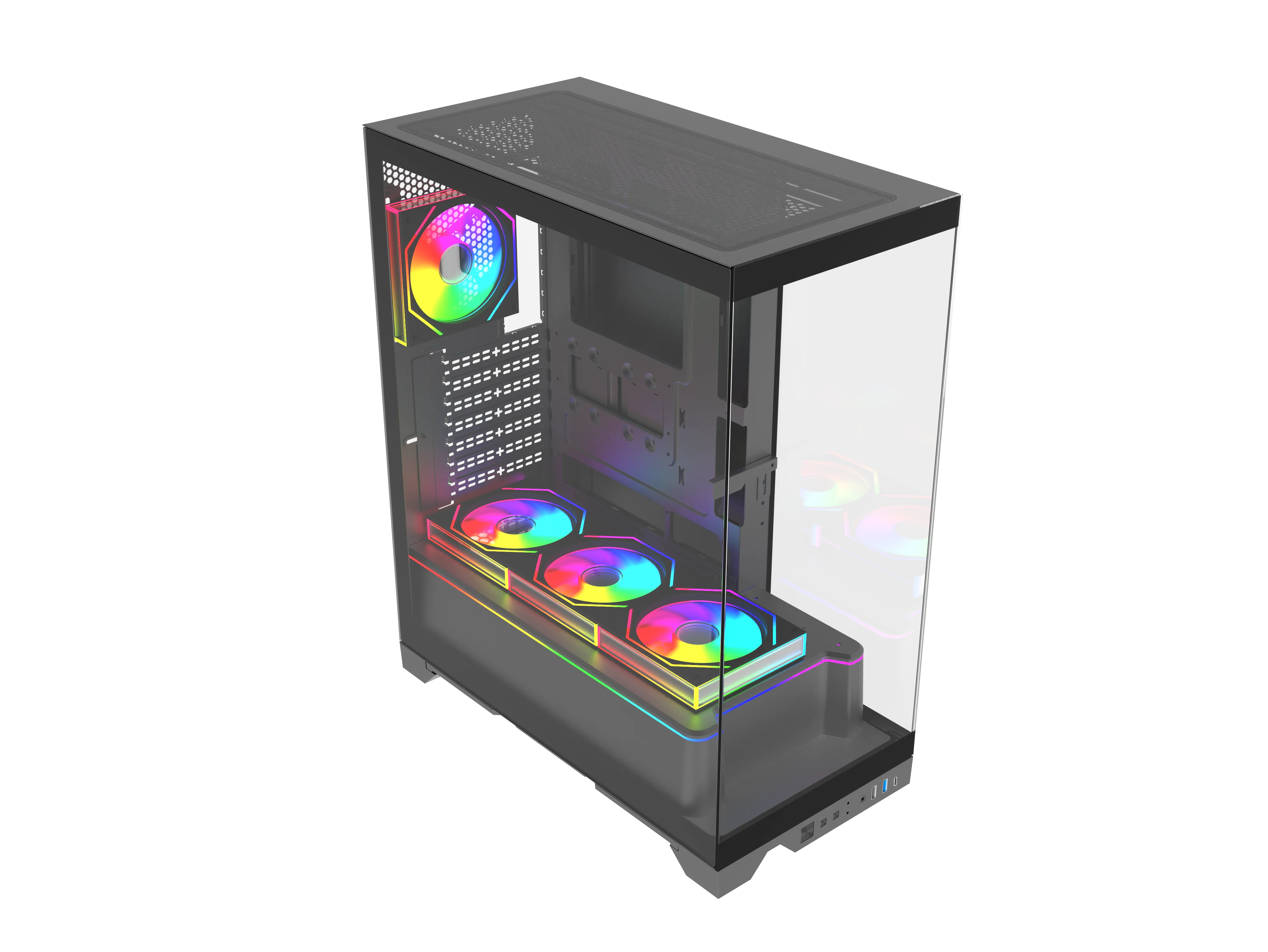 Quantum Gaming Shadowforge Eclipse i5-14400F 32GB DDR5 1TB NVMe RTX5060Ti 16GB Masaüstü Oyun Bilgisayarı görsel 4