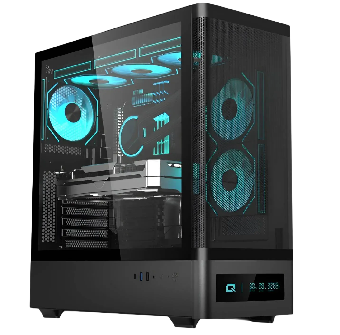 Quantum Gaming Hyper Surge Ryzen 5 7500F 16GB DDR5 1TB NVMe RTX5060 8GB Oyuncu Bilgisayarı görsel 2