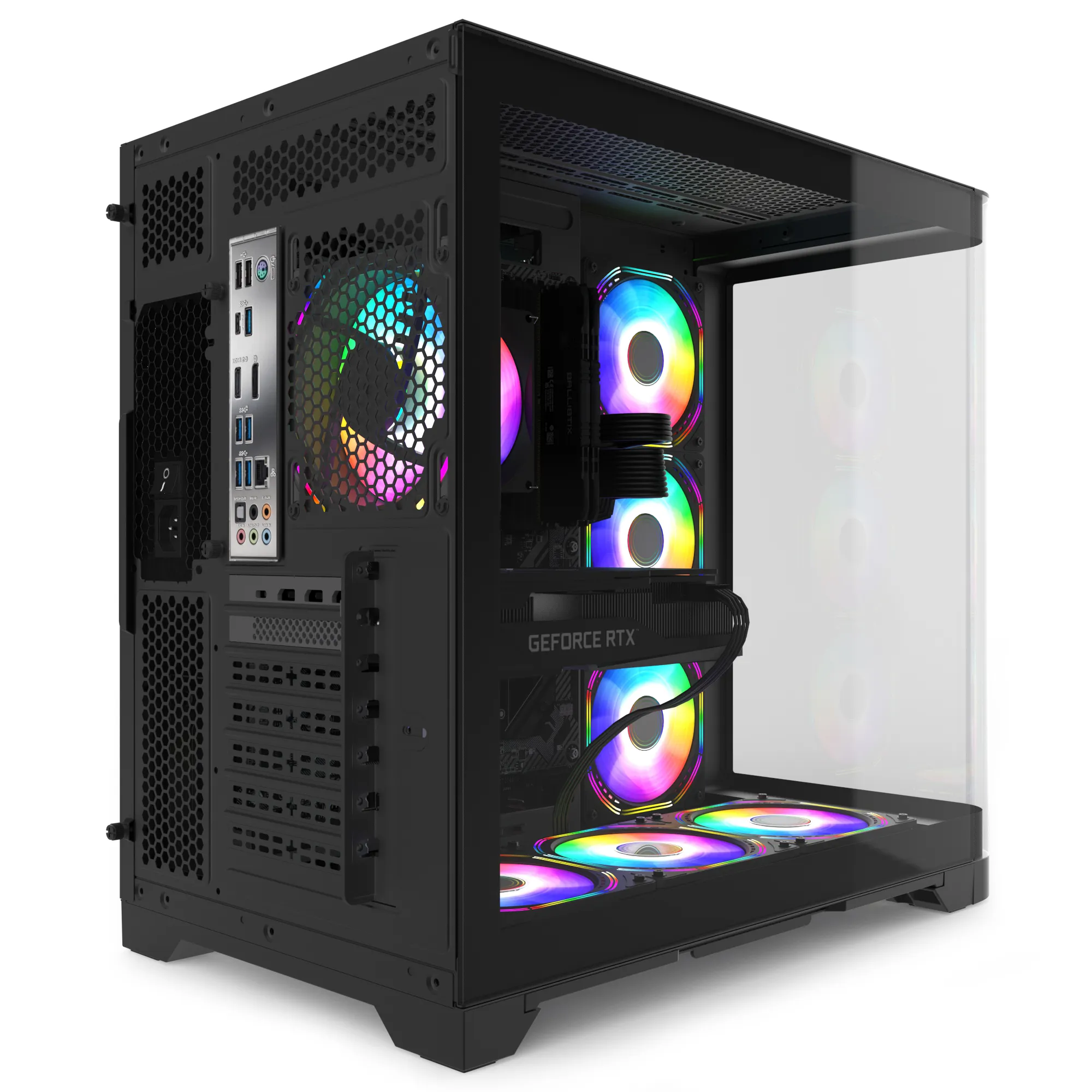 Quantum Gaming Stormforge Force Ryzen 7 5700X 32GB DDR4 1TB NVMe RTX5060Ti 16GB Masaüstü Oyun Bilgisayarı görsel 5