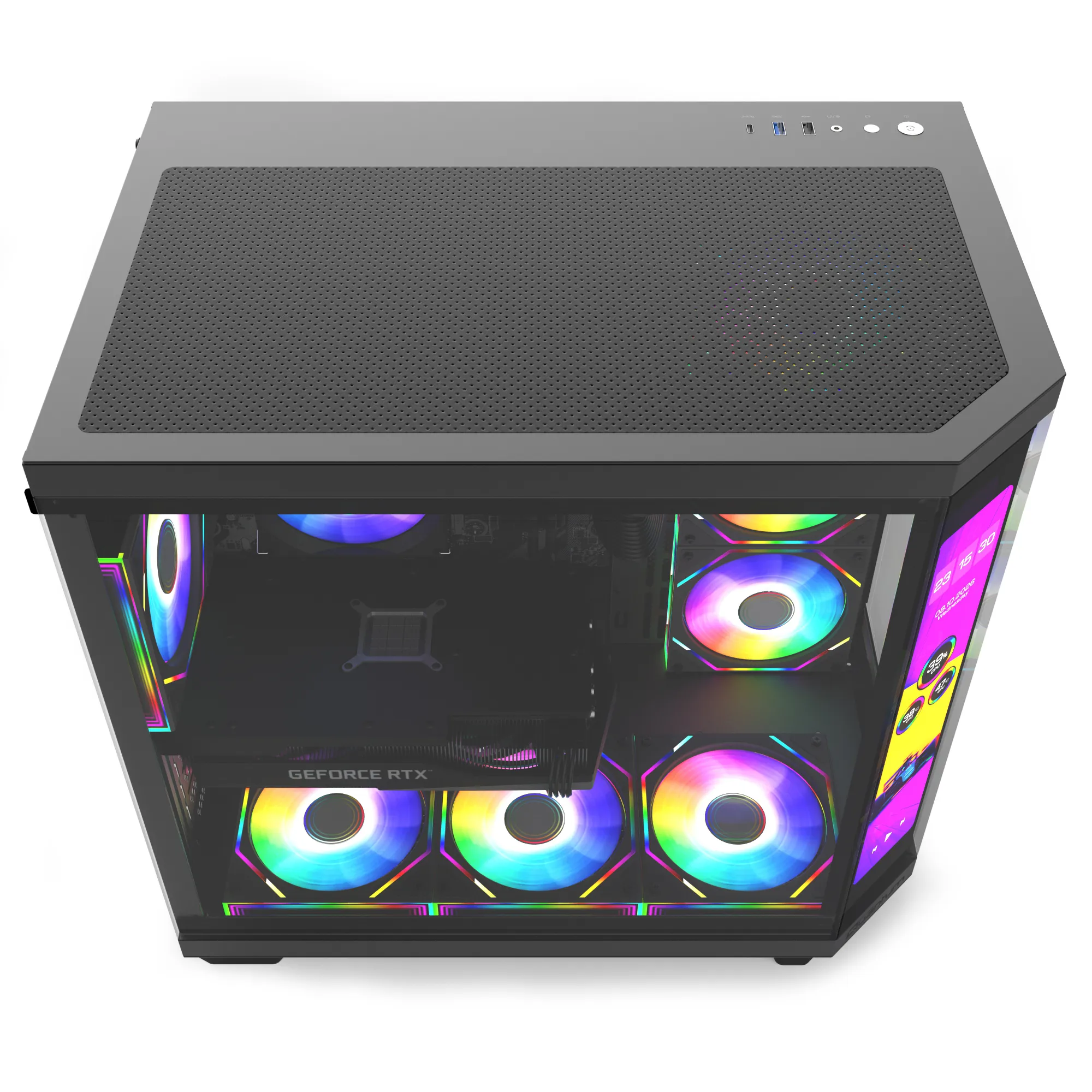 Quantum Gaming Sirius Drive Ryzen 5 7500F 16GB DDR5 1TB NVMe RTX5060 8GB Gaming Desktop görsel 3