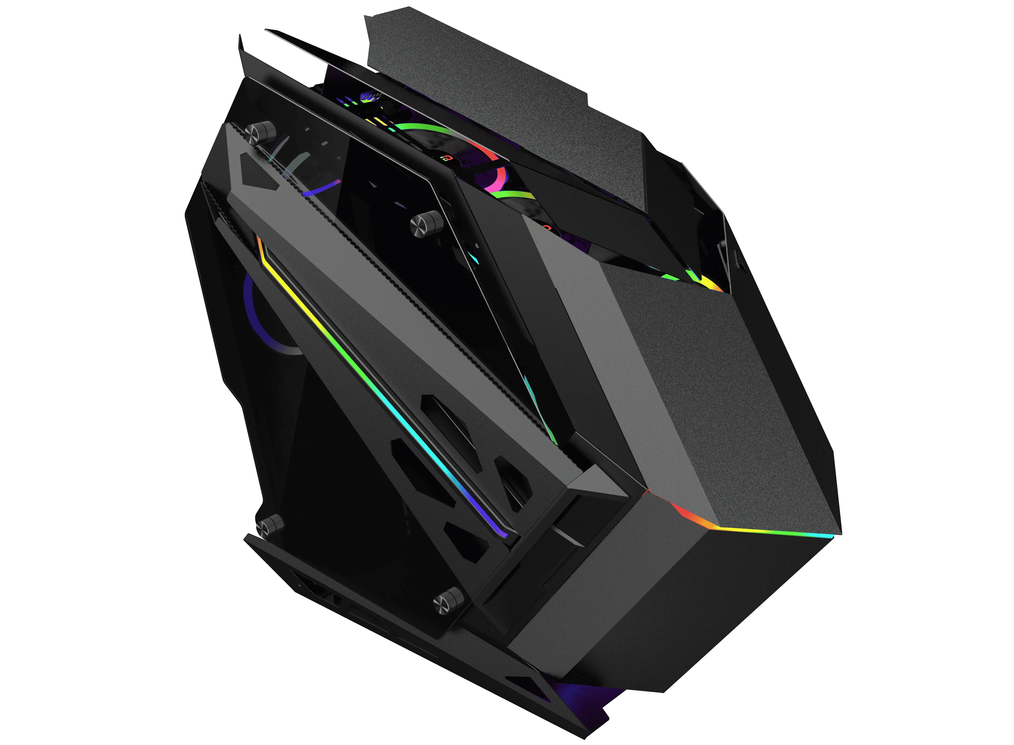 Quantum Gaming Ironclad Abyss 7 7800X3D 32GB DDR5 1TB NVMe RTX5060Ti 16GB 240mm Sıvı Soğutmalı Gaming Desktop görsel 3