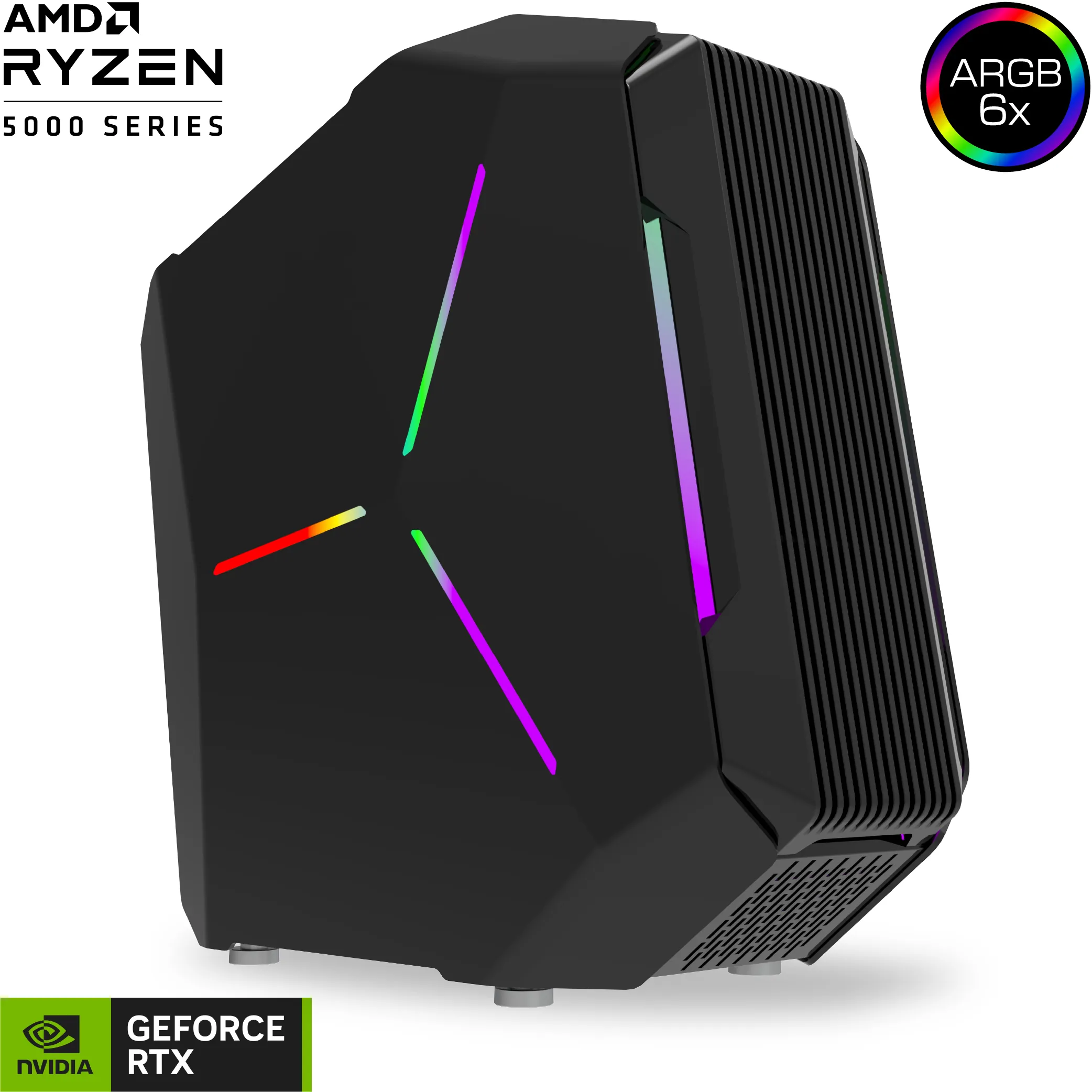 Quantum Gaming Frostnova Spark Ryzen 7 5700X 16GB DDR4 512GB NVMe RTX5060 8GB Masaüstü Oyuncu Bilgisayarı