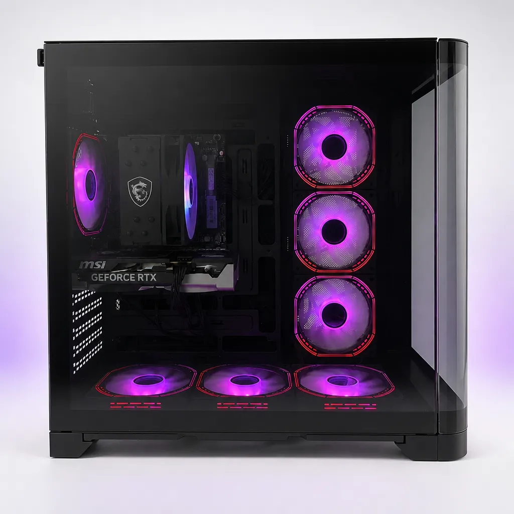Quantum Gaming Stormforge 750 Intel Core 7 32GB LPDDR5 1TB NVMe SSD RTX5050 Freedos+Gaming Kulaklık görsel 2