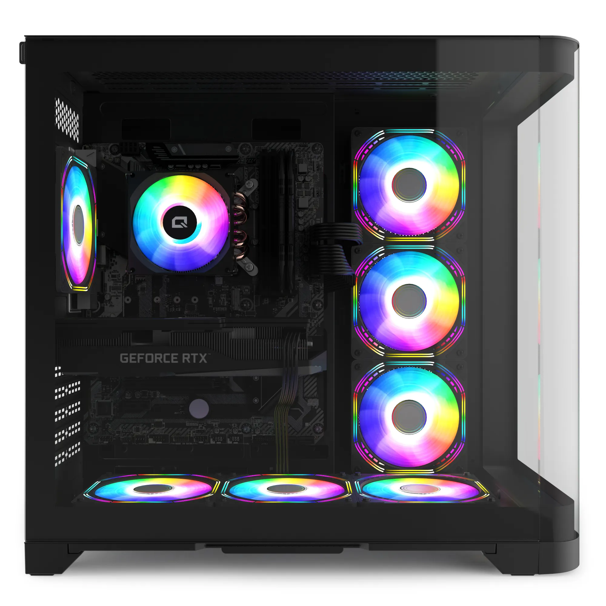 Quantum Gaming Stormforge 750 Intel Core 7 32GB LPDDR5 1TB NVMe SSD RTX5050 Freedos+Gaming Kulaklık görsel 2