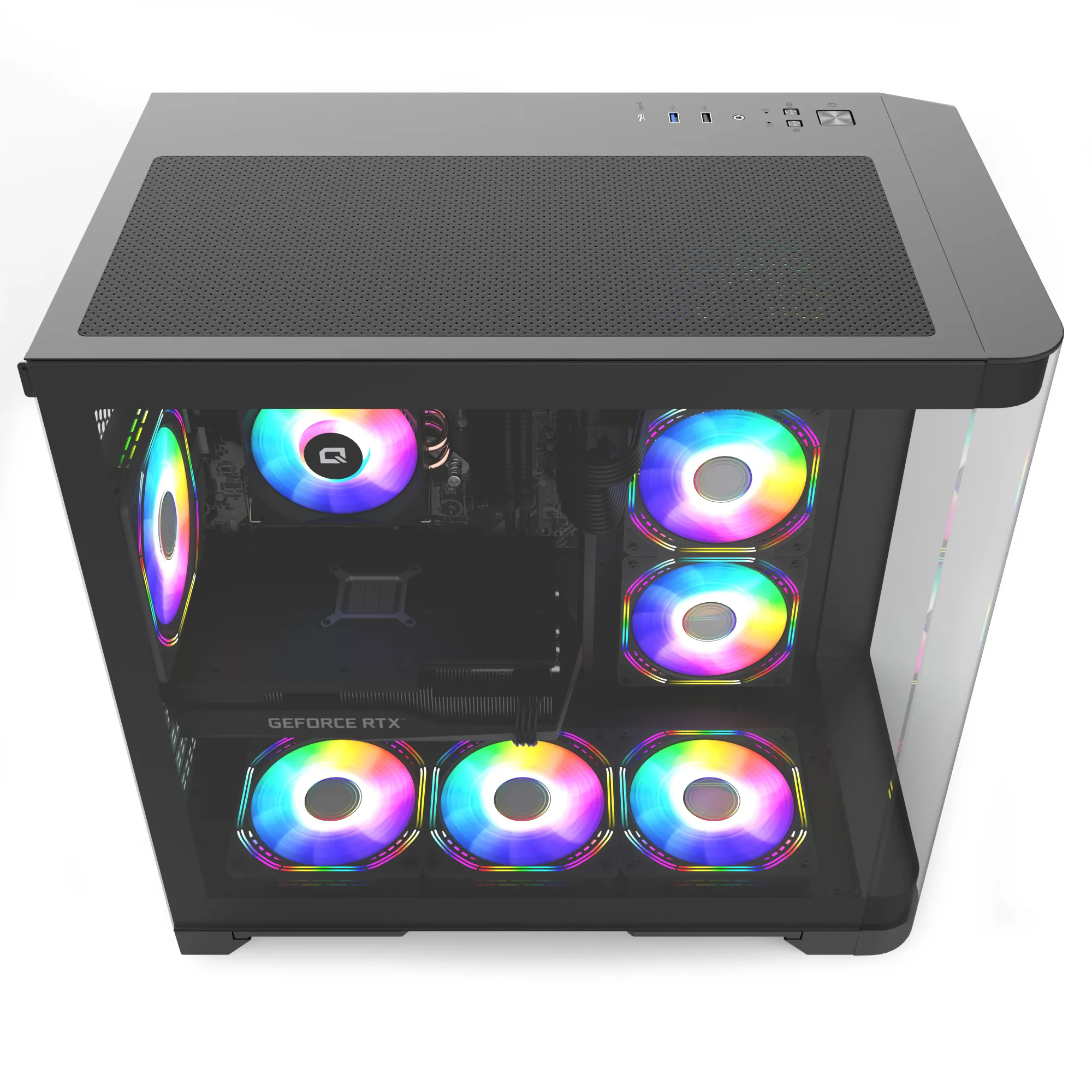 Quantum Gaming Stormforge 750 Intel Core 7 32GB LPDDR5 1TB NVMe SSD RTX5050 Freedos+Gaming Kulaklık görsel 3