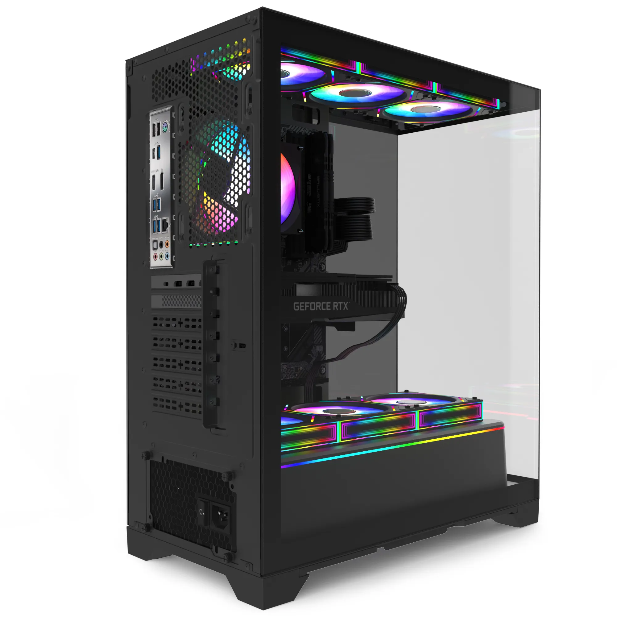 Quantum Gaming Shadowforge 760 Intel Core 7 32GB LPDDR5 1TB NVMe RTX5060 Kulaklık Hediyeli Desktop görsel 5