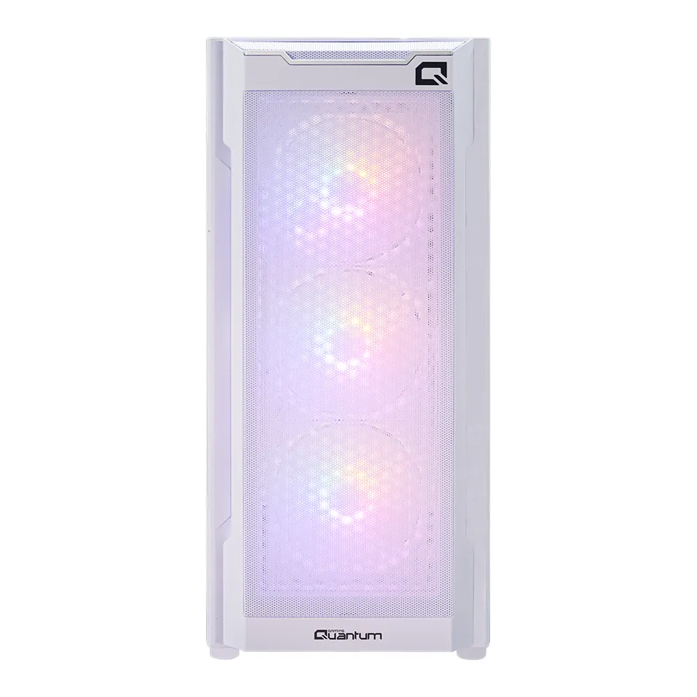 Quantum Snapfire White 1*USB3.0 + 2*USB2.0+ 650W HD audio 4Fan ATX/Micro ATX/Mini-ITX Mesh görsel 5