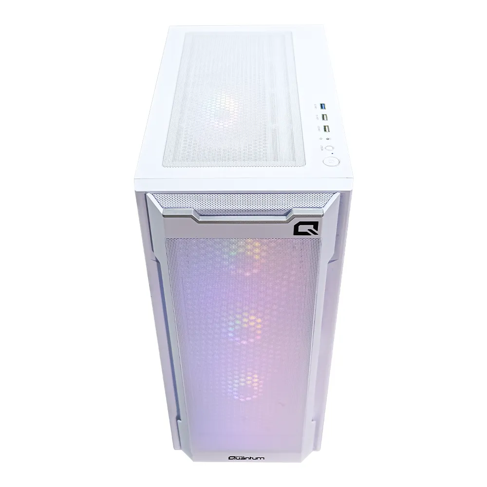 Quantum Snapfire White 1*USB3.0 + 2*USB2.0+ 650W HD audio 4Fan ATX/Micro ATX/Mini-ITX Mesh görsel 2