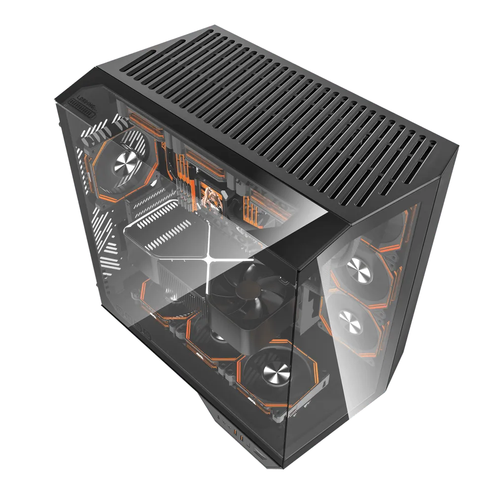Quantum Gaming Proxima Siyah 4 Adet ARGB Fan 390mm VGA Temperli Cam ve Type-C Bağlantılı 850W Gaming Kasa görsel 2