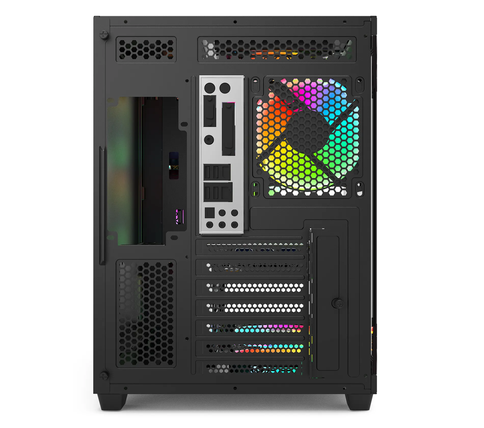 Quantum Gaming Sirius QT4000 Type-C 7xARGB Fan 850W 11,8" LCD Ekranlı ATX Gaming Kasa görsel 3