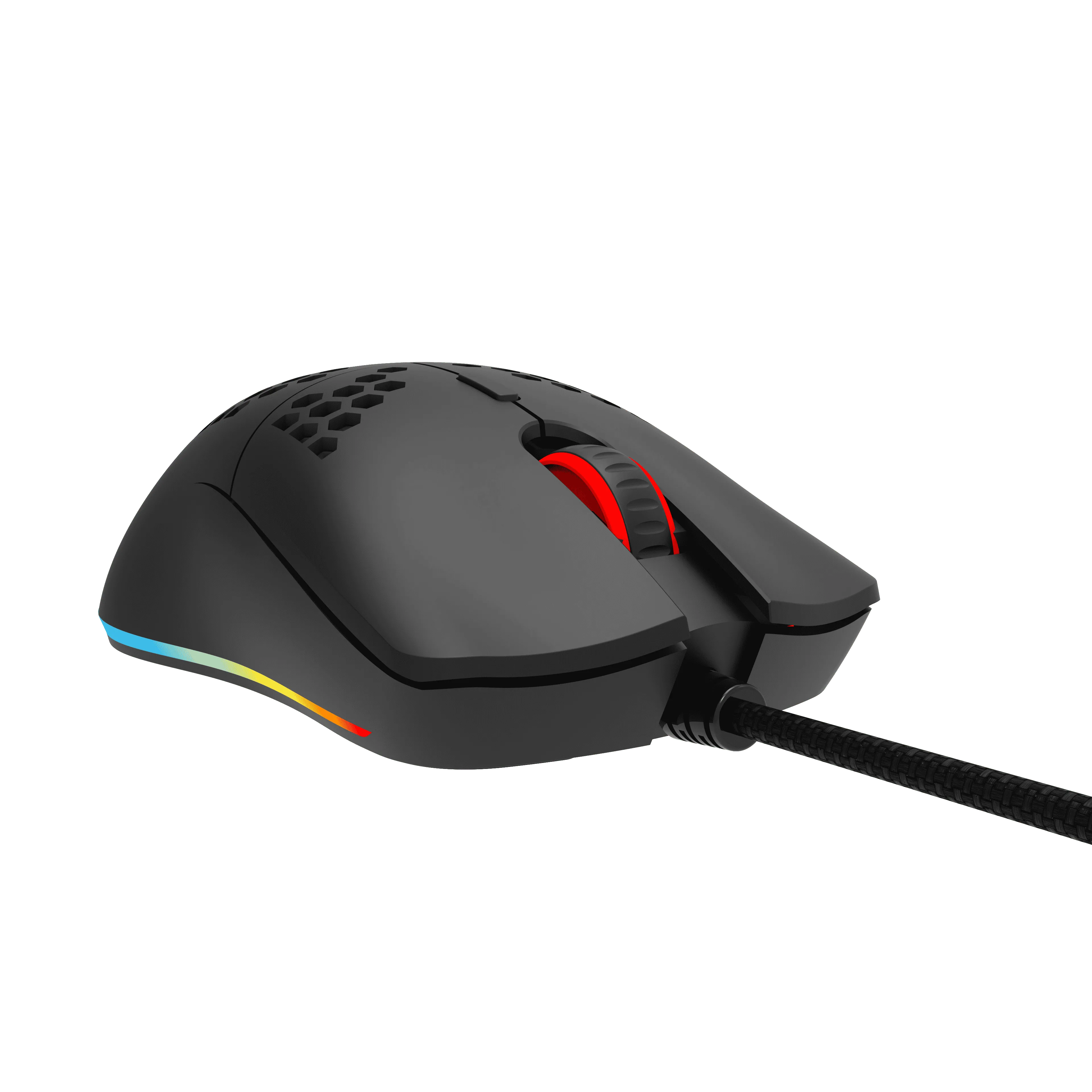 Quantum Gaming Hive Honeycomb RGB 12800 DPI Huano Switch Gaming Kablolu Mouse görsel 3