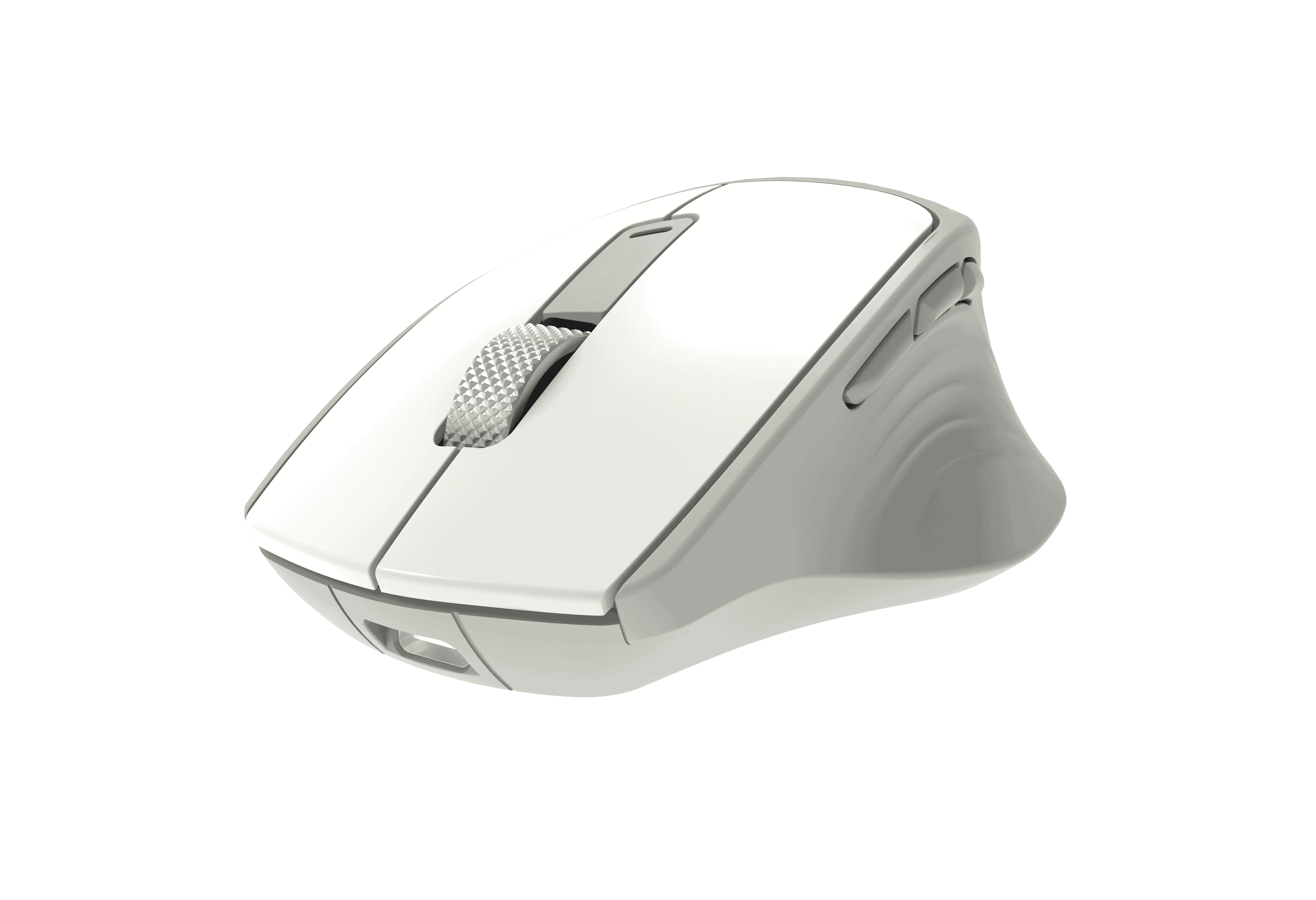 Quantum Gaming Aero AirSilent Kablosuz Sessiz Ergonomik Beyaz Mouse görsel 2