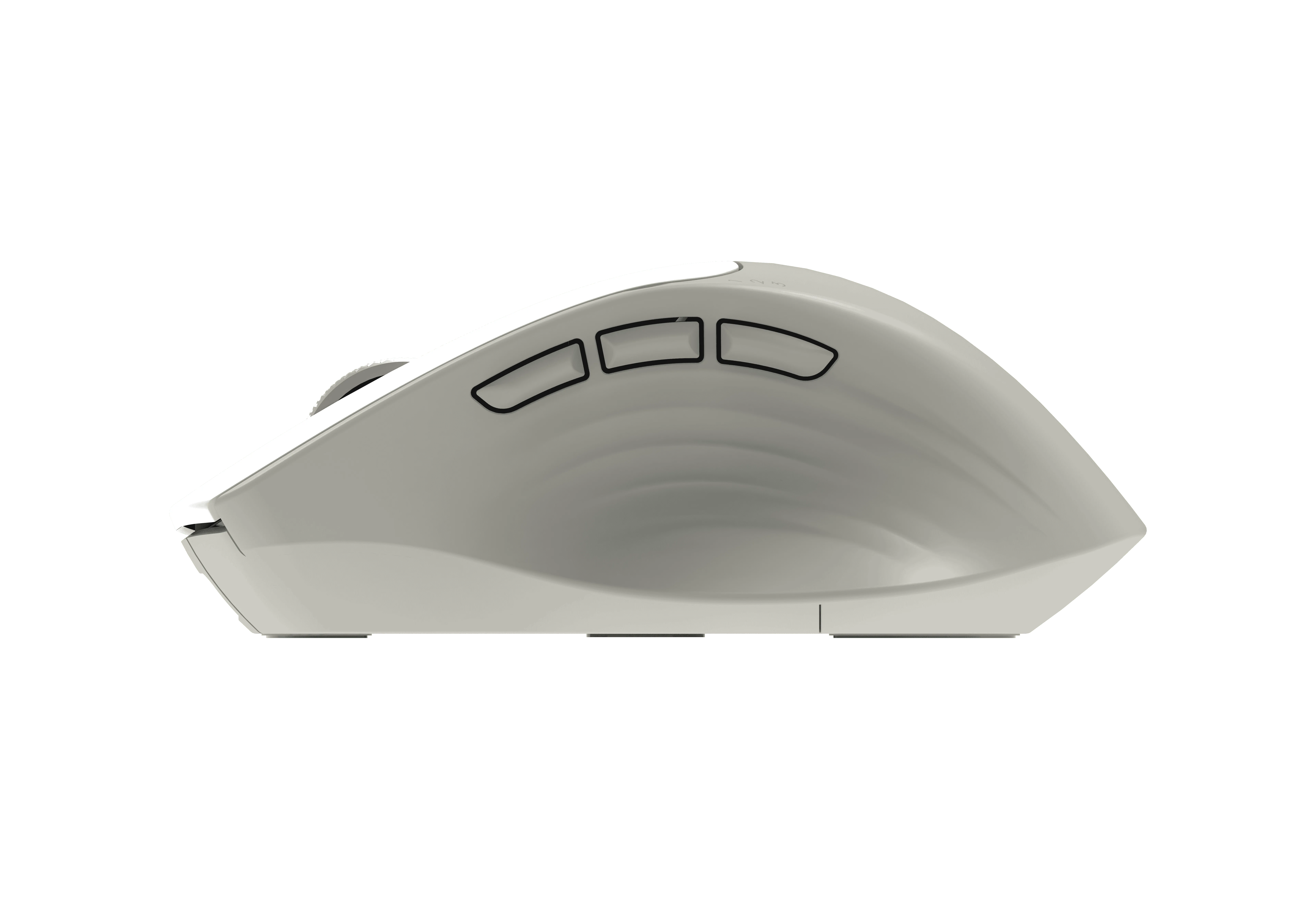 Quantum Gaming Aero AirSilent Kablosuz Sessiz Ergonomik Beyaz Mouse görsel 4