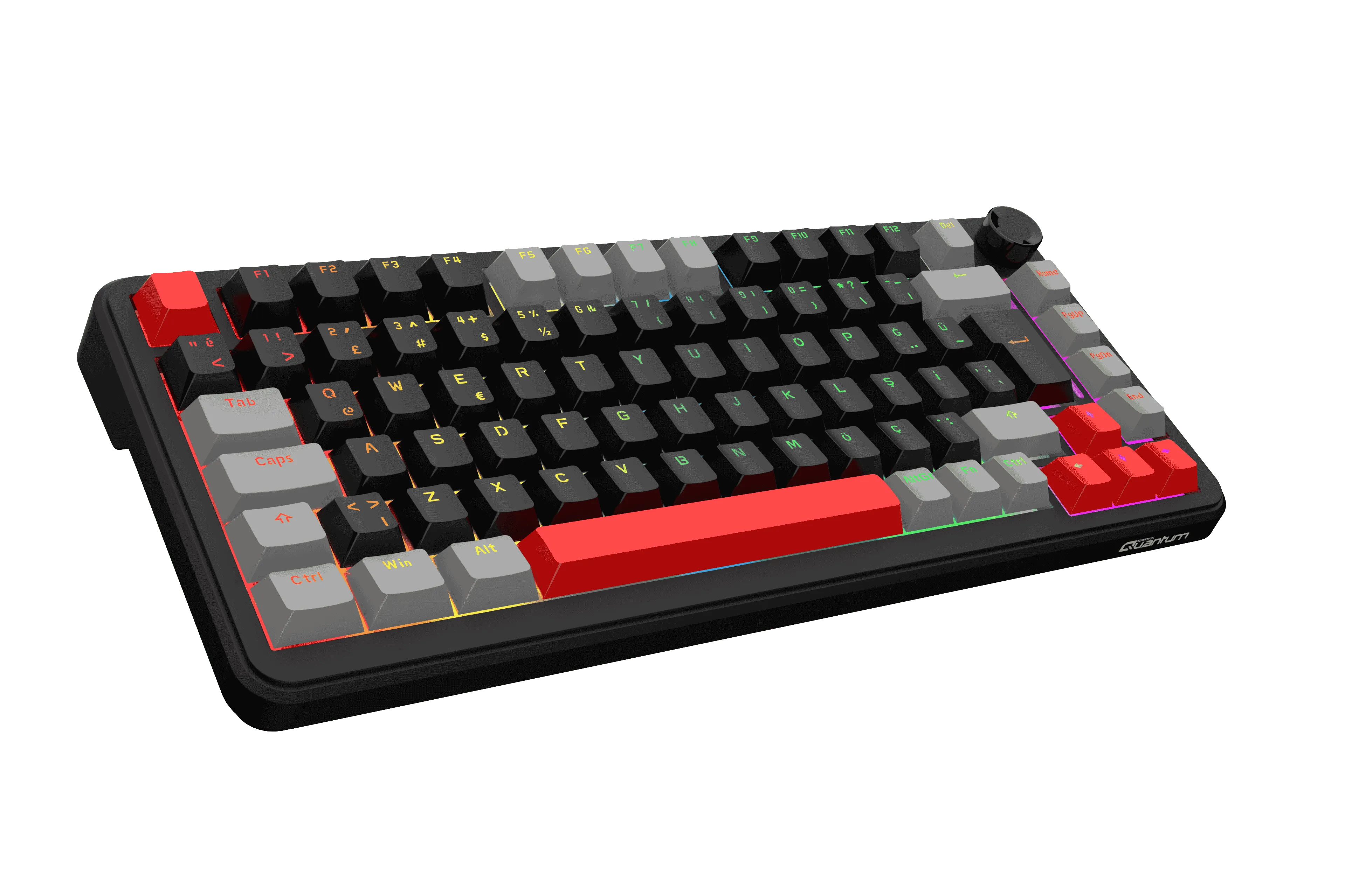 Quantum Gaming MechaCore Oetemu Hot-Swap Switch RGB Kablolu Mekanik Klavye görsel 4