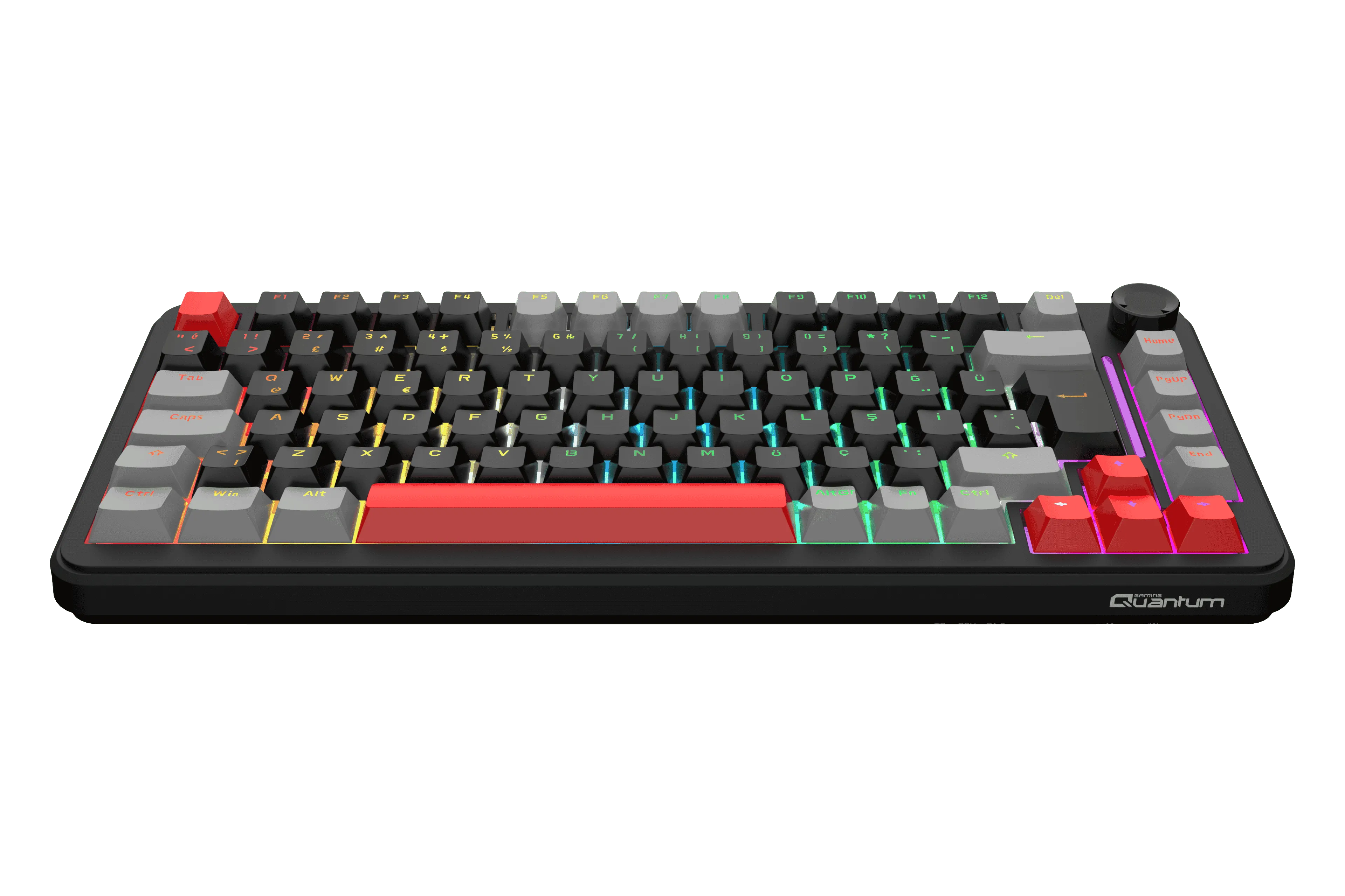 Quantum Gaming MechaCore Oetemu Hot-Swap Switch RGB Kablolu Mekanik Klavye görsel 2