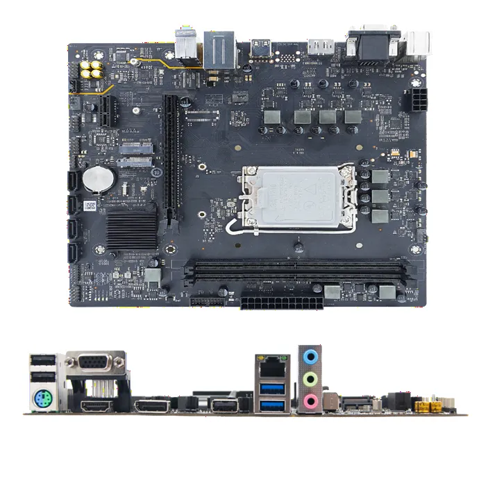 Anakart Intel 1700P-Technopc T610D5 VHD H610 2xDDR5 HDMI+VGA+DP 1x1X 1x16X 1xM.2 mATX Kutusuz
