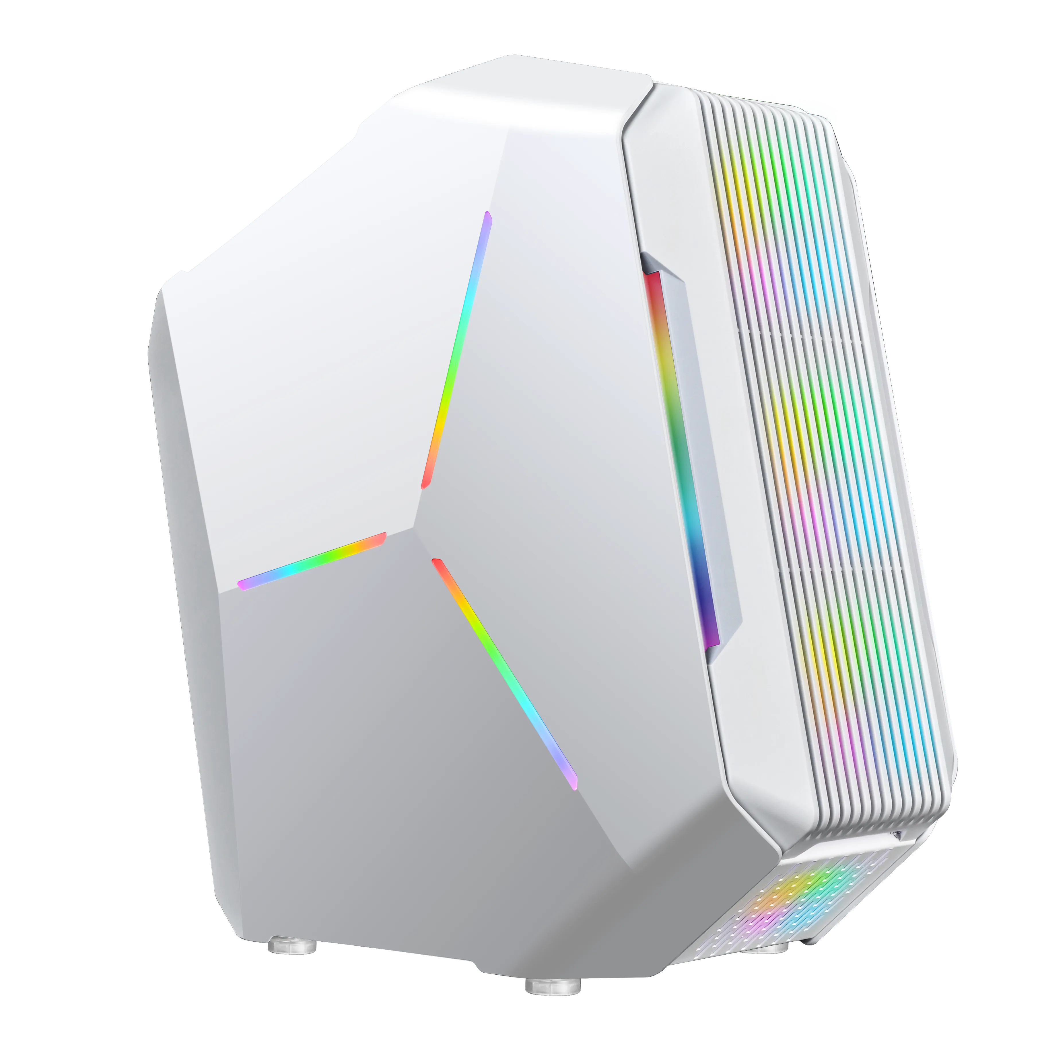 Quantum Gaming Beyaz Frostnova USB3.0 Type-C 6x ARGB Fan Full Size ATX Temperli Cam görsel 3