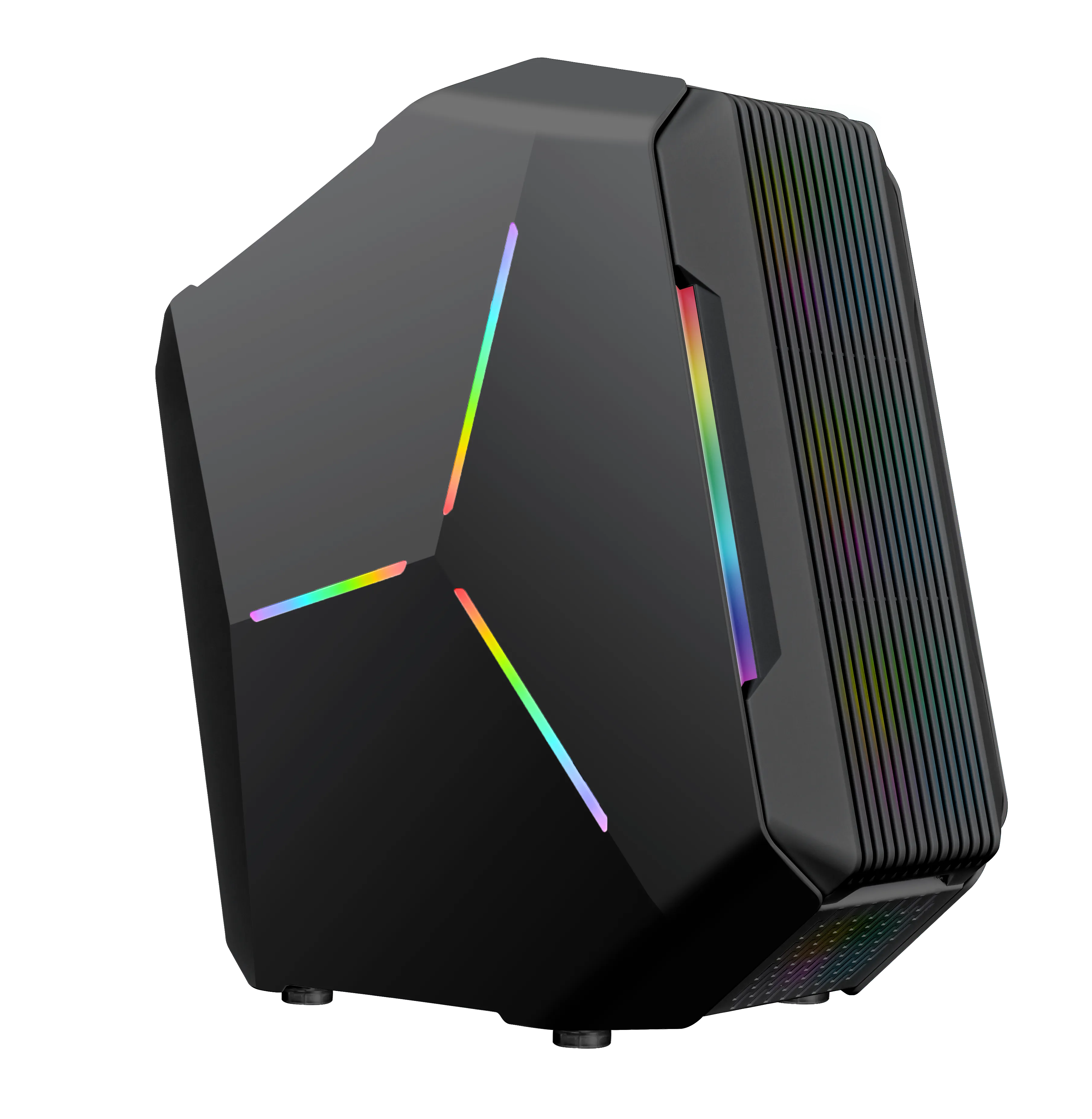 Quantum Gaming Siyah Frostnova USB3.0 Type-C 6x ARGB Fan Full Size ATX Temperli Cam görsel 2