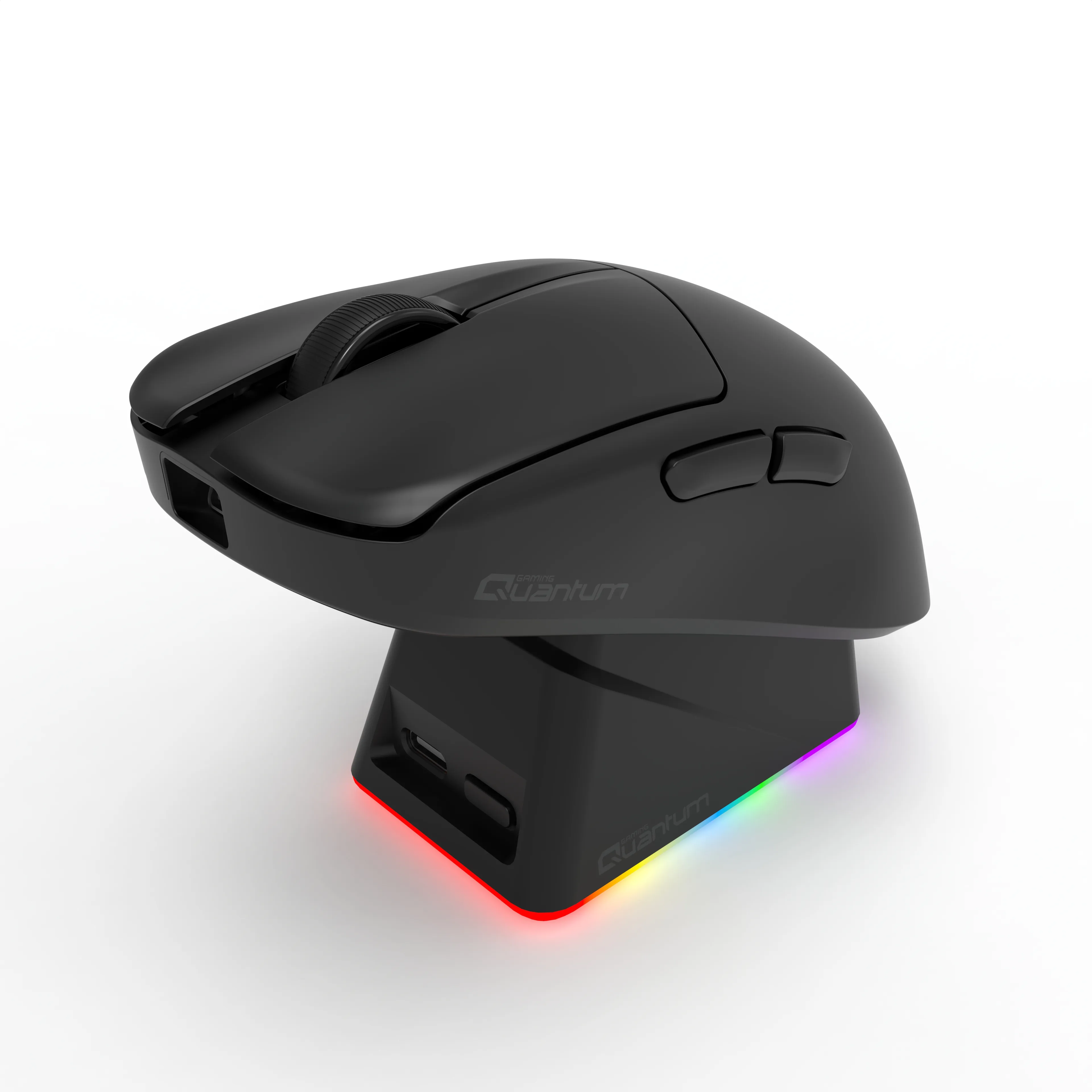 Quantum Gaming Fluxmouse G13 Pro 1000Hz PAW3311 Rgb Şarj Istasyonlu 22.000 Dpı Kablosuz Siyah Gaming Mouse görsel 2