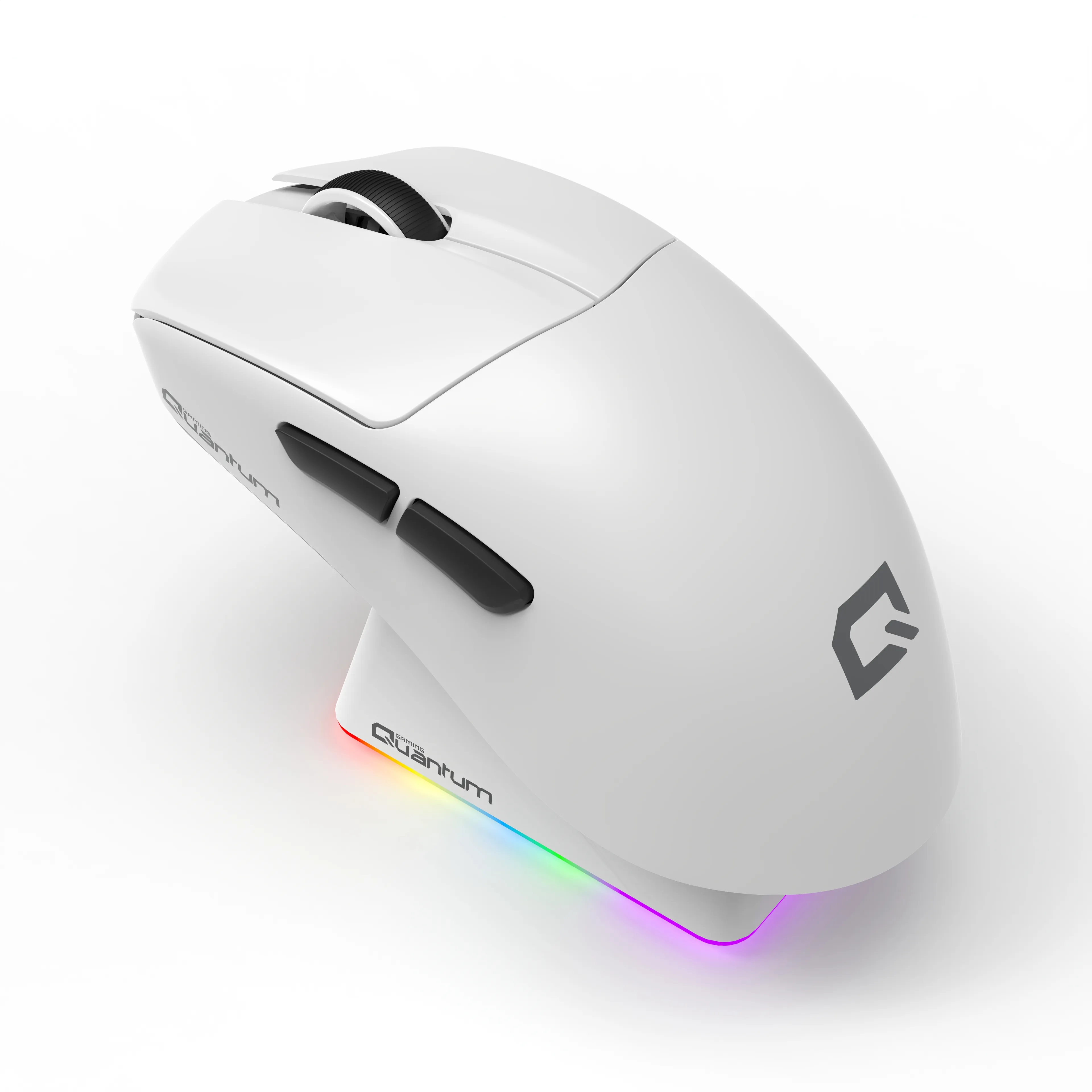 Quantum Gaming Fluxmouse G13 Pro 1000Hz PAW3311 Rgb Şarj Istasyonlu 22.000 Dpı Kablosuz Beyaz Gaming Mouse görsel 3