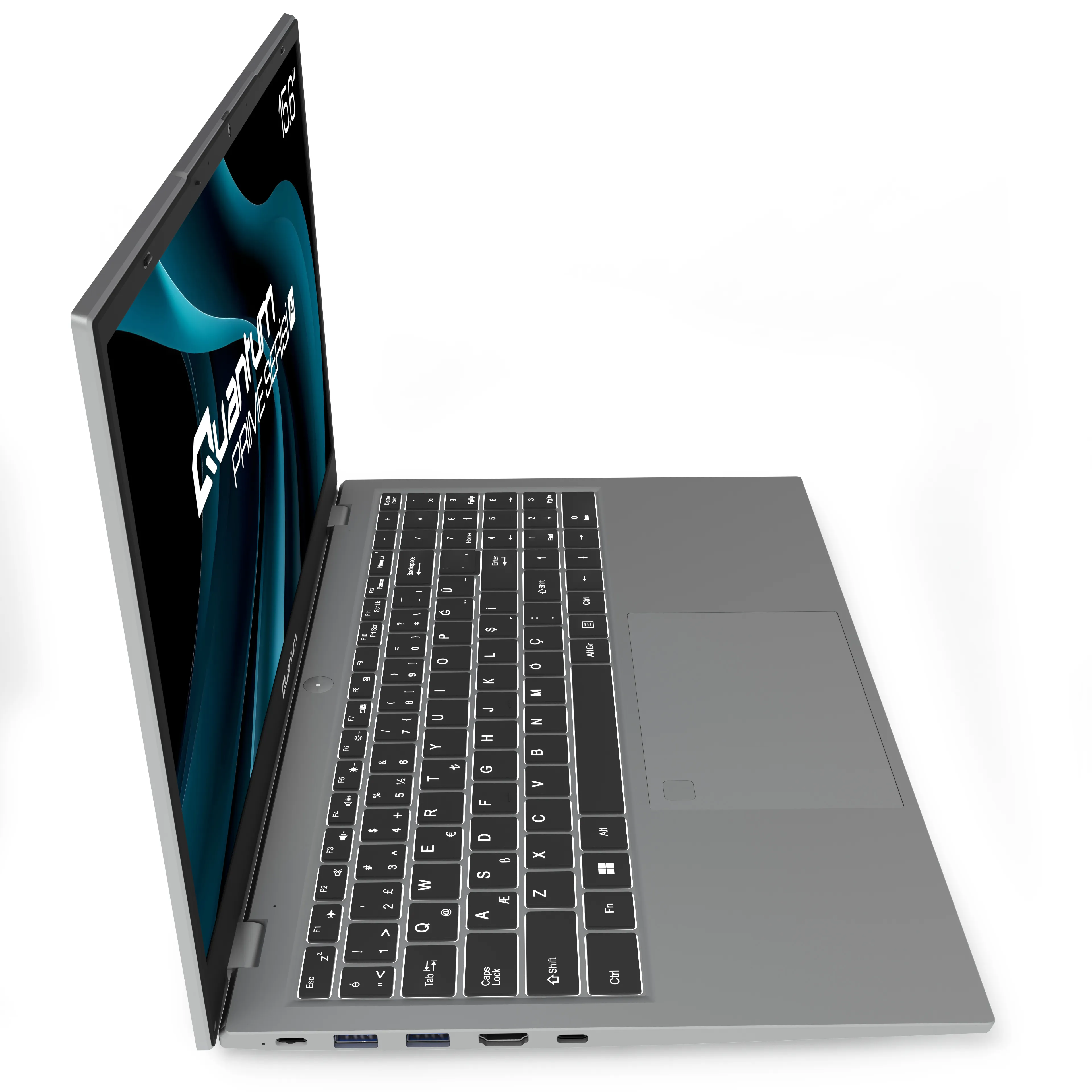 Quantum Prime TM1200 Intel I5-13600H 8gb 256GB SSD HDMI+WIFI+RJ45 Işıklı Klavye Parmak Izi Okuyucu 15.6" Fhd IPS Freedos Notebook QNNTB10B060717 görsel 4