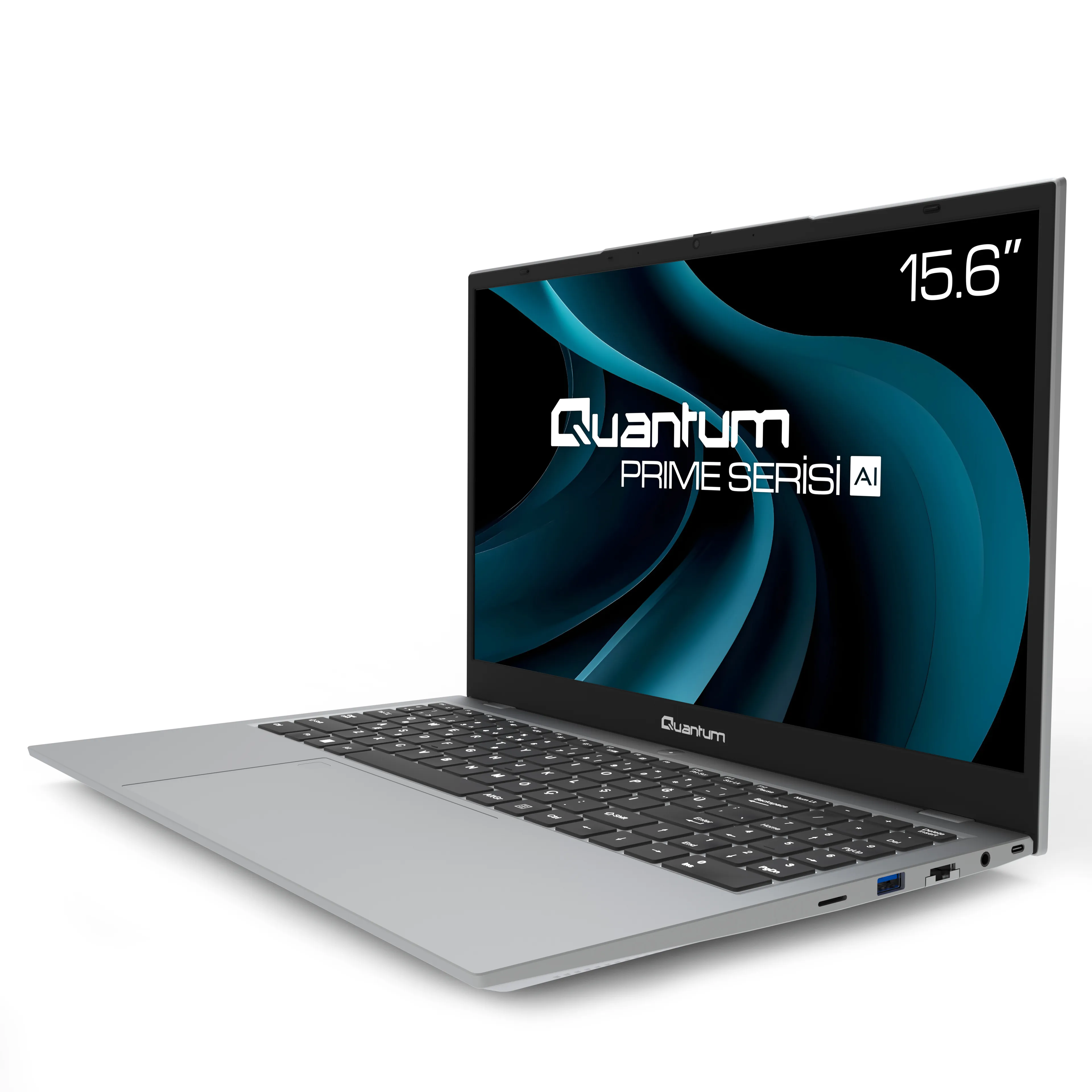 Quantum Prime TM1200 Intel I5-13600H 8gb 256GB SSD HDMI+WIFI+RJ45 Işıklı Klavye Parmak Izi Okuyucu 15.6" Fhd IPS Freedos Notebook QNNTB10B060717 görsel 5