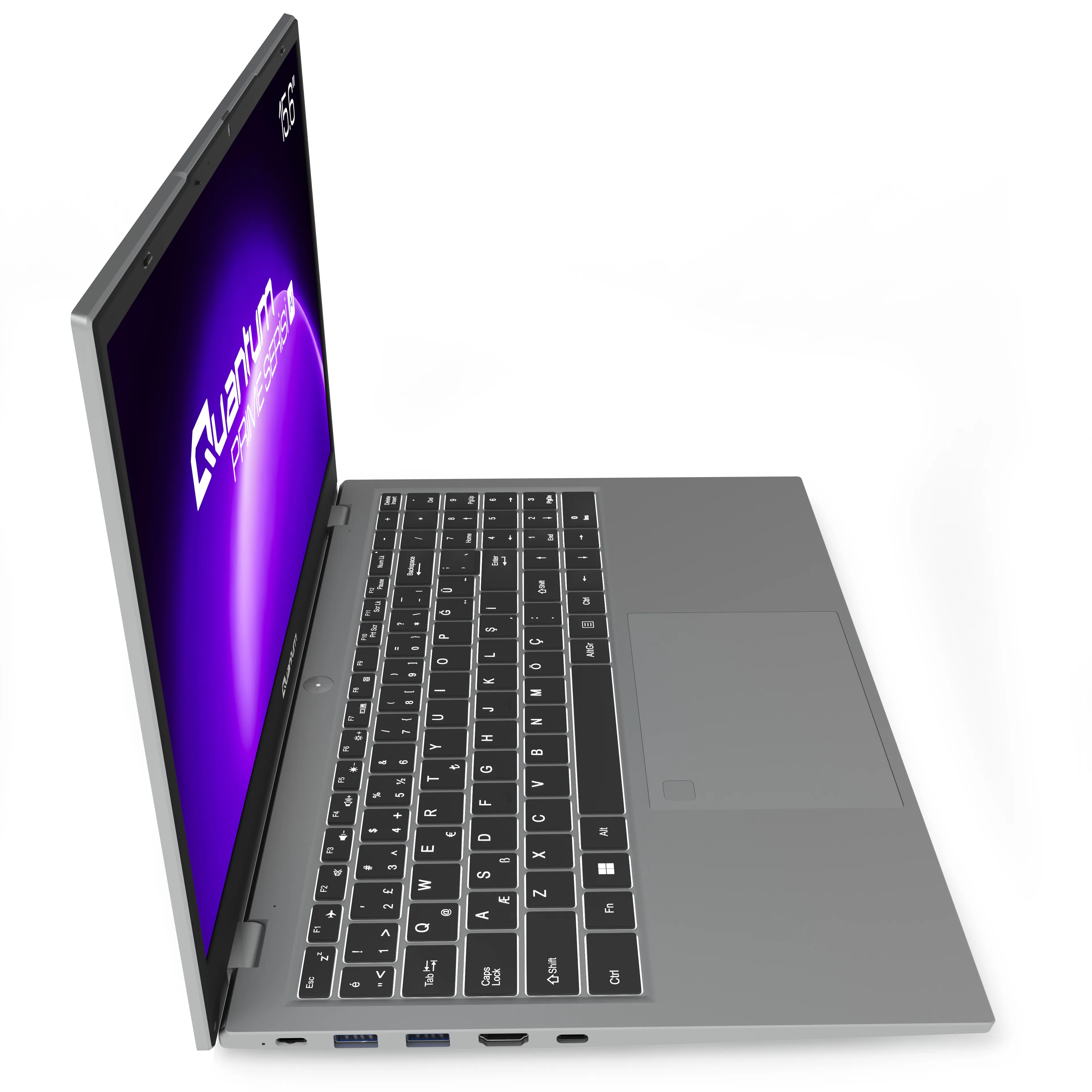Quantum Prime TM1200 Intel I5-13600H 8gb 512GB SSD HDMI+WIFI+RJ45 Işıklı Klavye Parmak Izi Okuyucu 15.6" Fhd IPS Freedos Notebook QNNTB10B060718 görsel 4