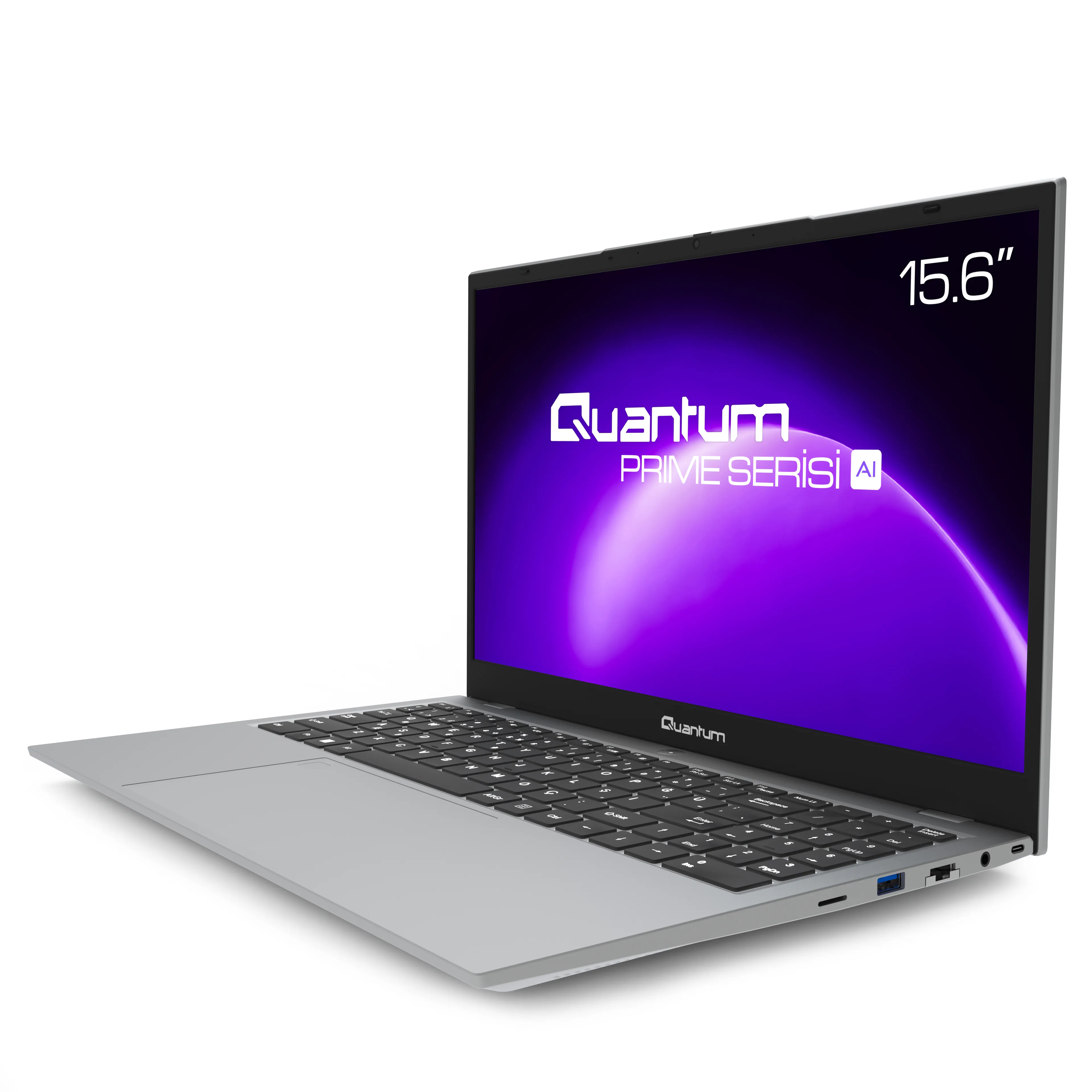 Quantum Prime TM1200 Intel I5-13600H 8gb 512GB SSD HDMI+WIFI+RJ45 Işıklı Klavye Parmak Izi Okuyucu 15.6" Fhd IPS Freedos Notebook QNNTB10B060718 görsel 5