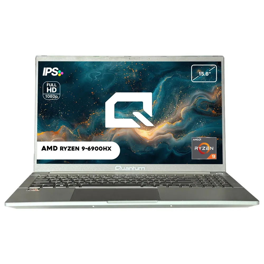 Quantum Ultra GL1601 Ryzen 9-6900HX 32GB DDR5 1TB NVMe 15.6" Işıklı Klavyeli Parmak Okuyuculu IPS Ekranlı Notebook görsel 2