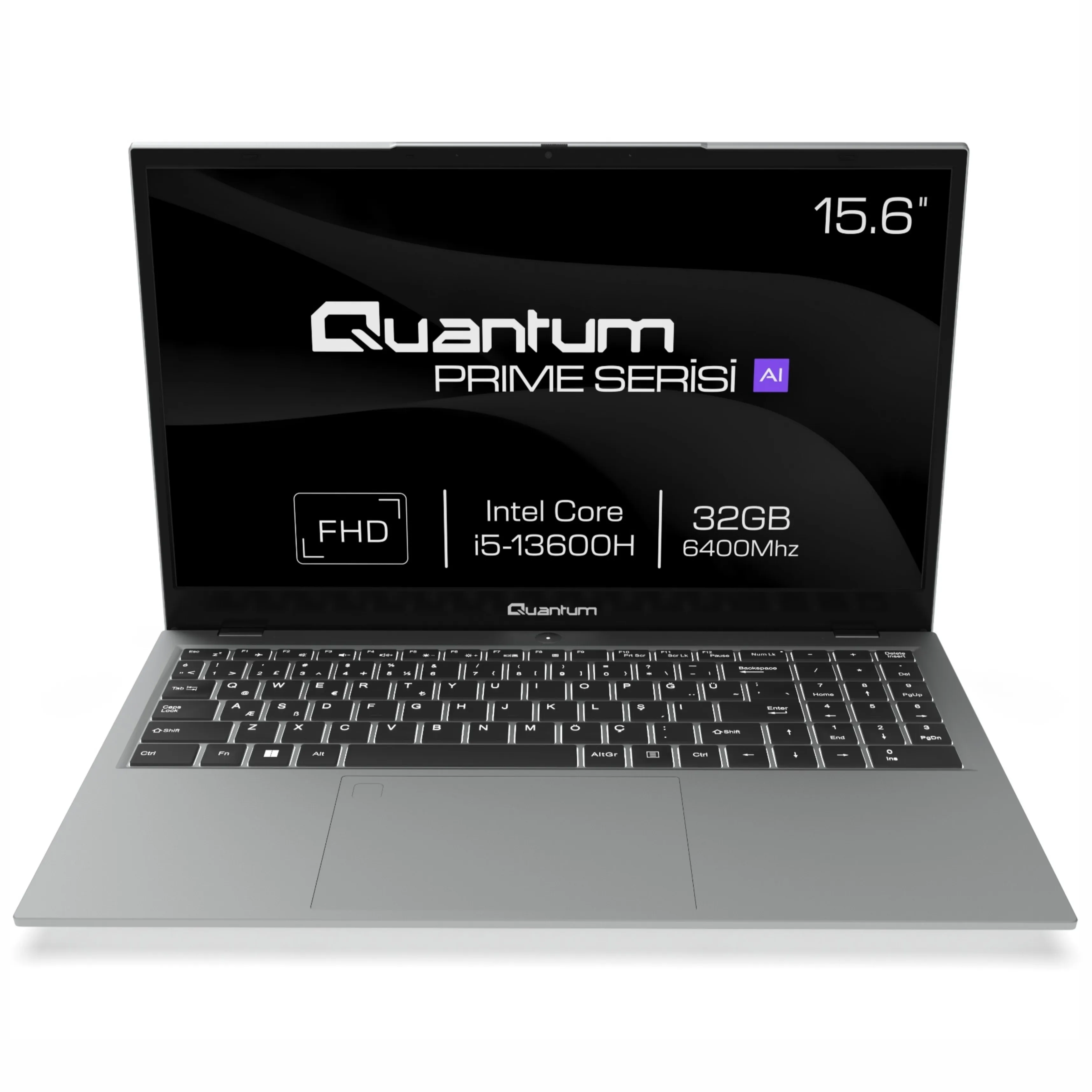 Quantum Prime TM1200-S I5-13600H 32GB Lpddr5 512GB Nvme 15.6" Su Tahliyeli Klavye ve Parmak Izi Okuyuculu Notebook