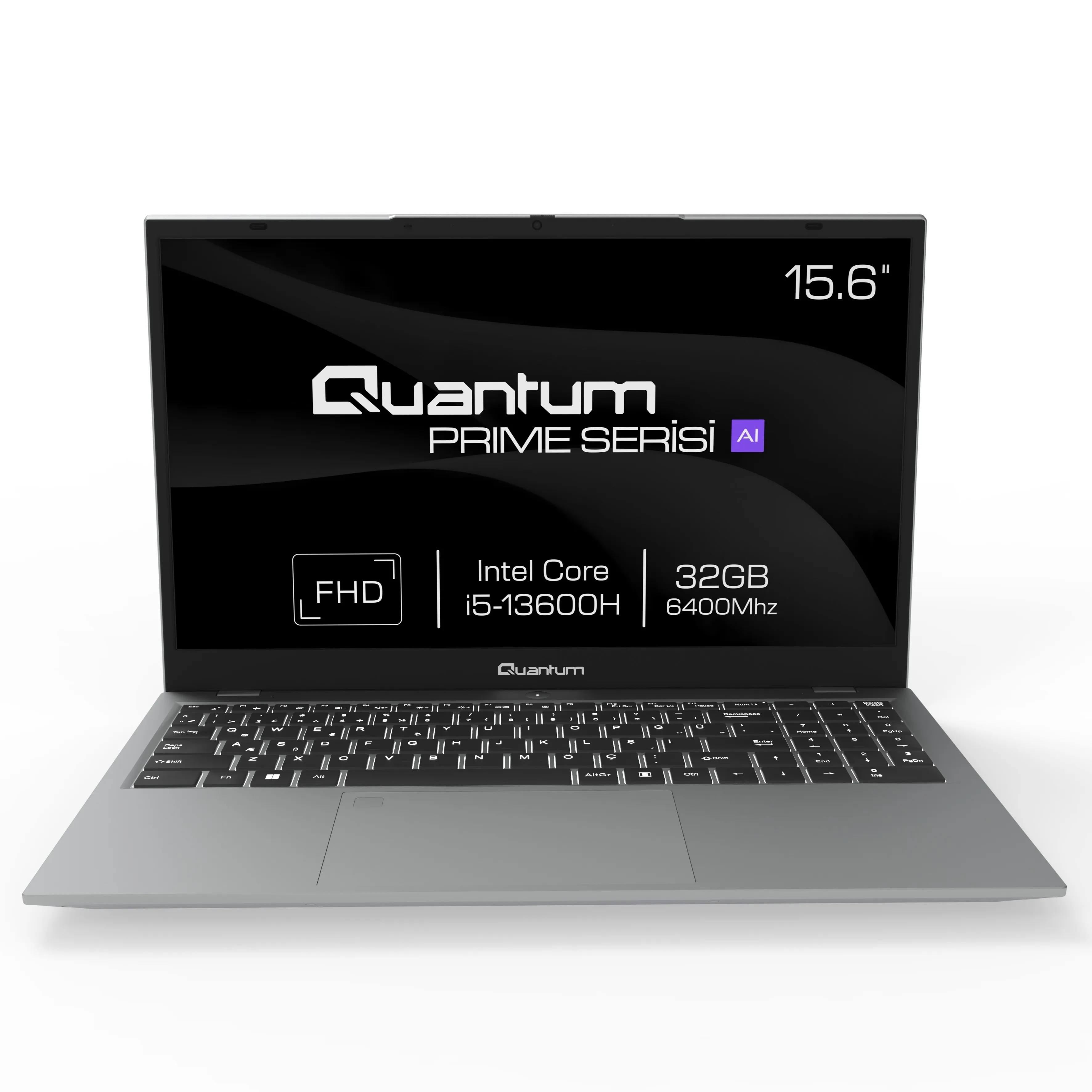 Quantum Prime TM1200-S Intel i5-13600H 32GB LPDDR5 1TB NVMe 15.6 FHD IPS Freedos Notebook QNNTB10B060787