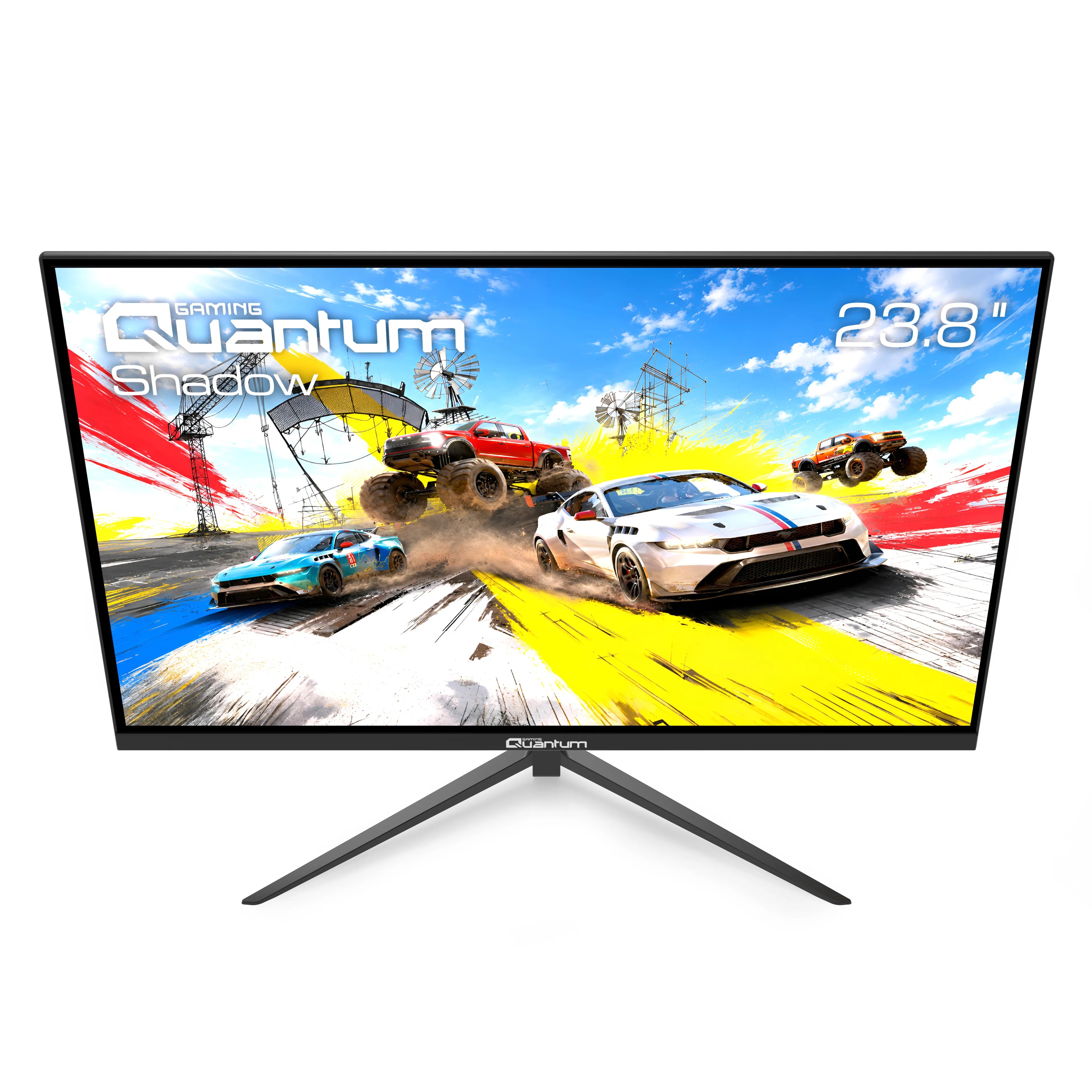 QUANTUM 23.8" VA SHADOW MG24B QNMNT10F080955 1MS 240Hz HDMI-DP Gaming Monitor, Zero Dead Pixel Warranty görsel 2