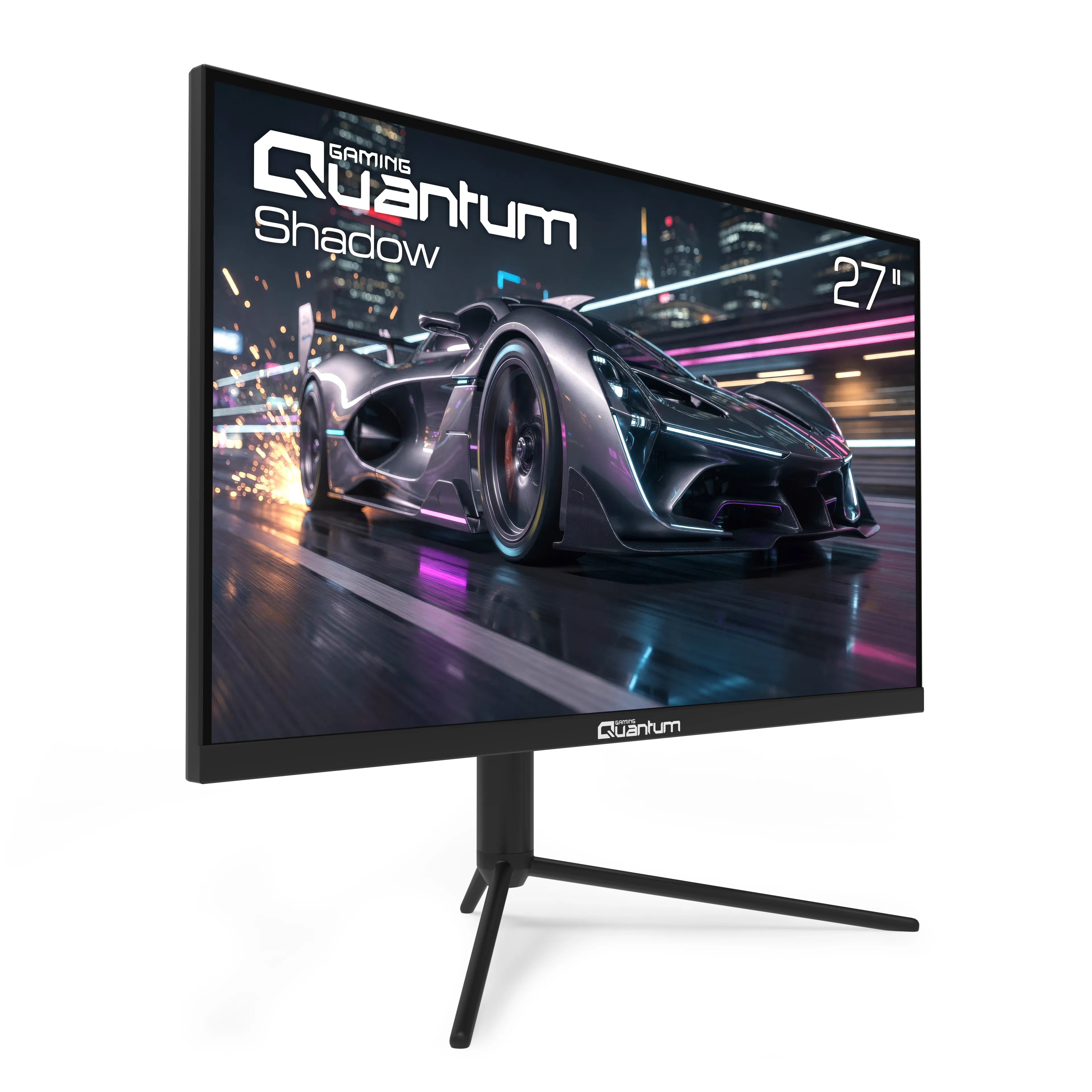 Quantum Shadow MG27B-A FHD VA 300Hz Gaming Monitor, 2xHDMI + 2xDP, Built-in Speakers, 27" Flat, Black, Height Adjustable, QNMNT10F080957 görsel 3