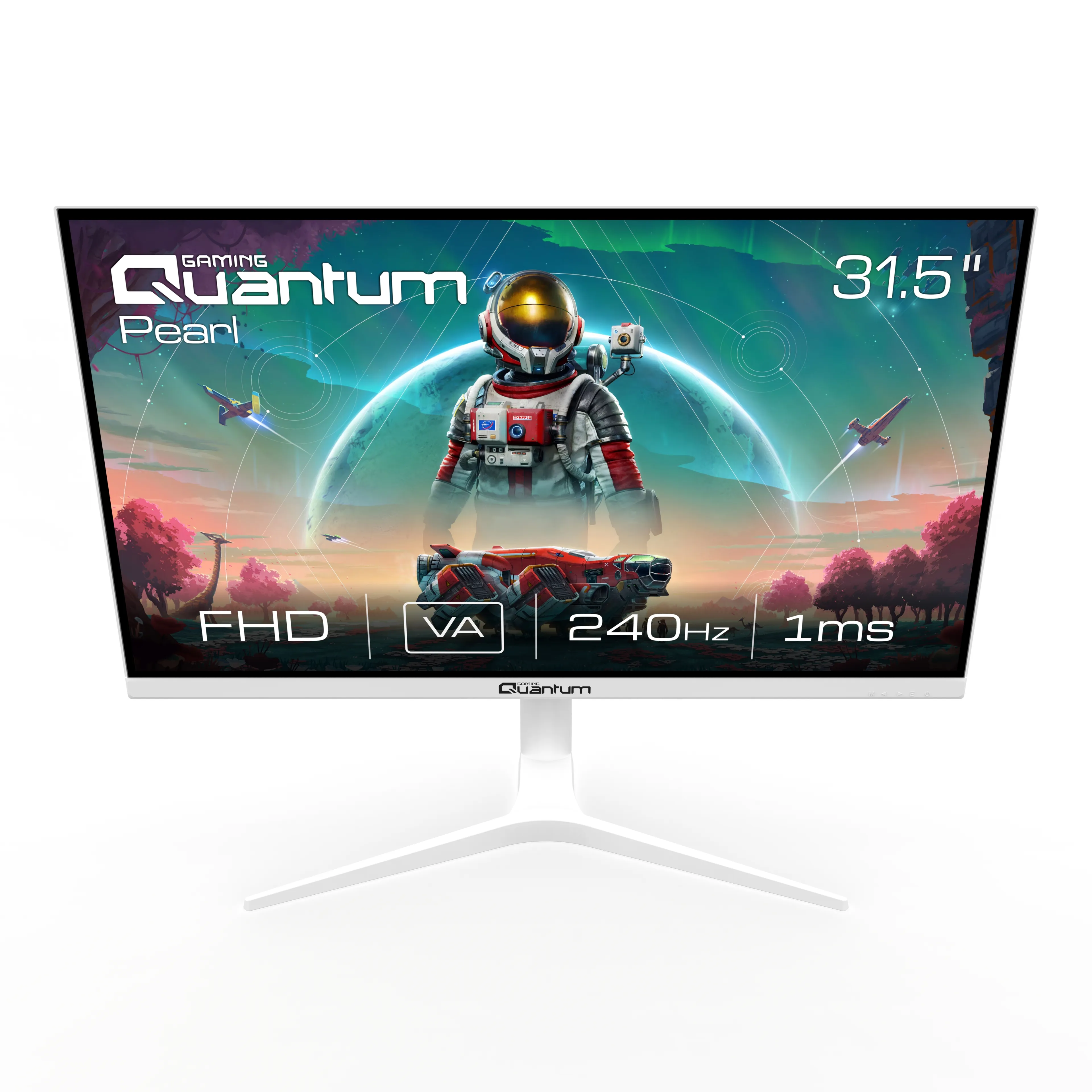 Quantum Pearl MG32W-A 31.5" 240Hz 1ms Hdmı+Dp Fullhd Va Monitör (Sıfır Ölü Pixel Garantili) görsel 2