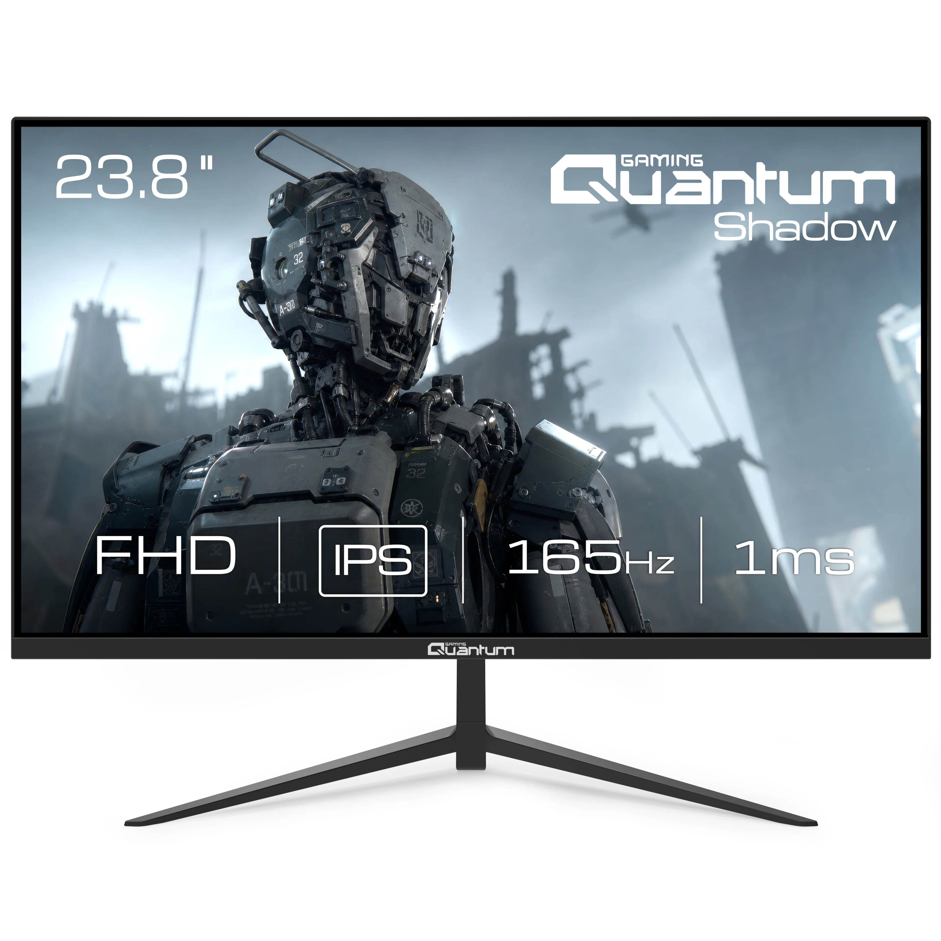 Quantum Gaming Shadow MG24B 165Hz 1ms Fhd IPS 23.8" Flat Siyah Gaming Monitör (Sıfır Ölü Pixel Garantili)