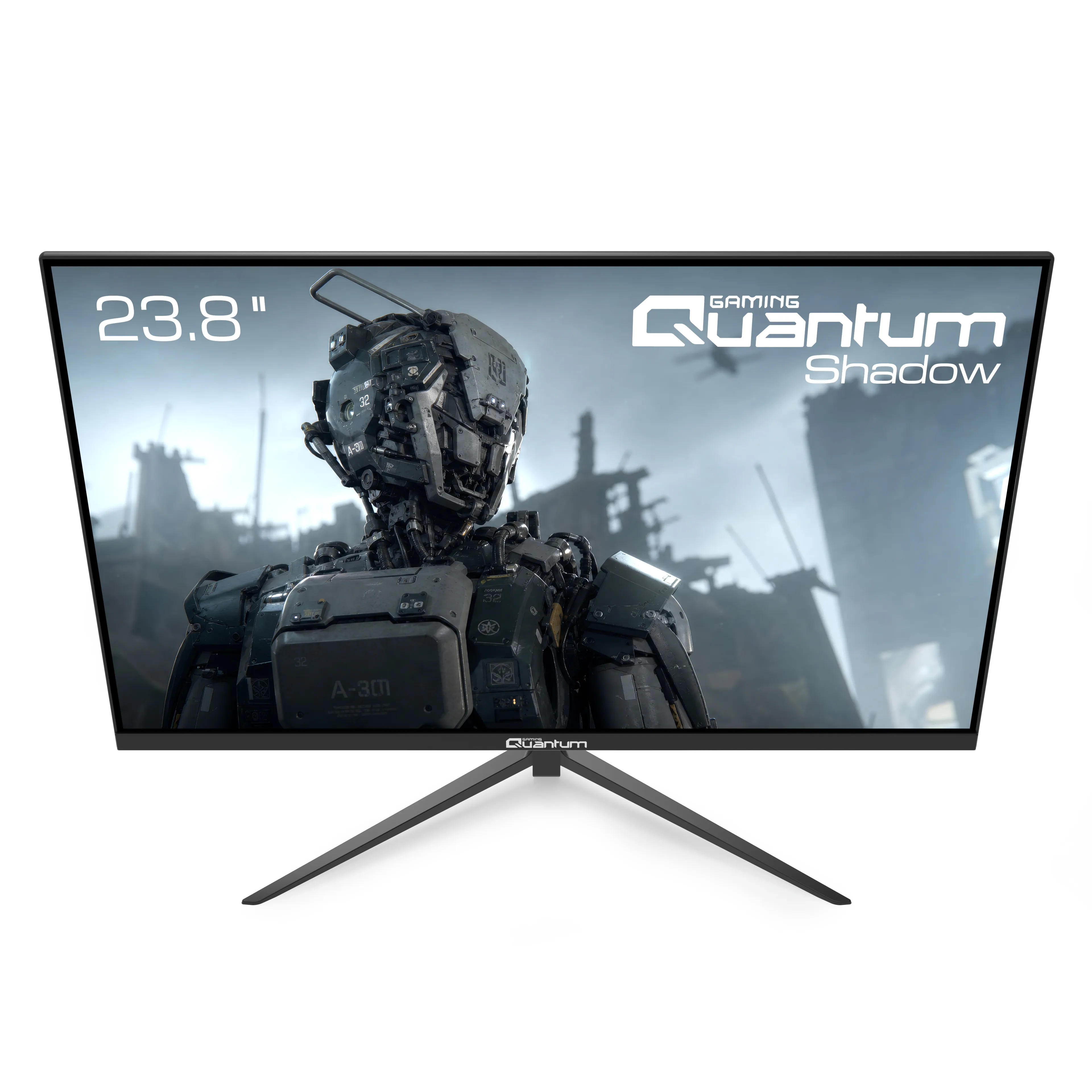Quantum Gaming Shadow MG24B-165Hz 1ms FHD IPS 23.8" Flat Black Gaming Monitor, Zero Dead Pixel Warranty görsel 2