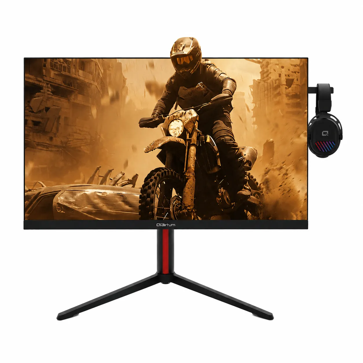 Quantum Gaming Shadow MG27B-B 27" 300Hz 1ms Pivot Kulaklık Tutacaklı IPS Gaming Monitör(Sıfır Ölü Pixel Garantili) görsel 5