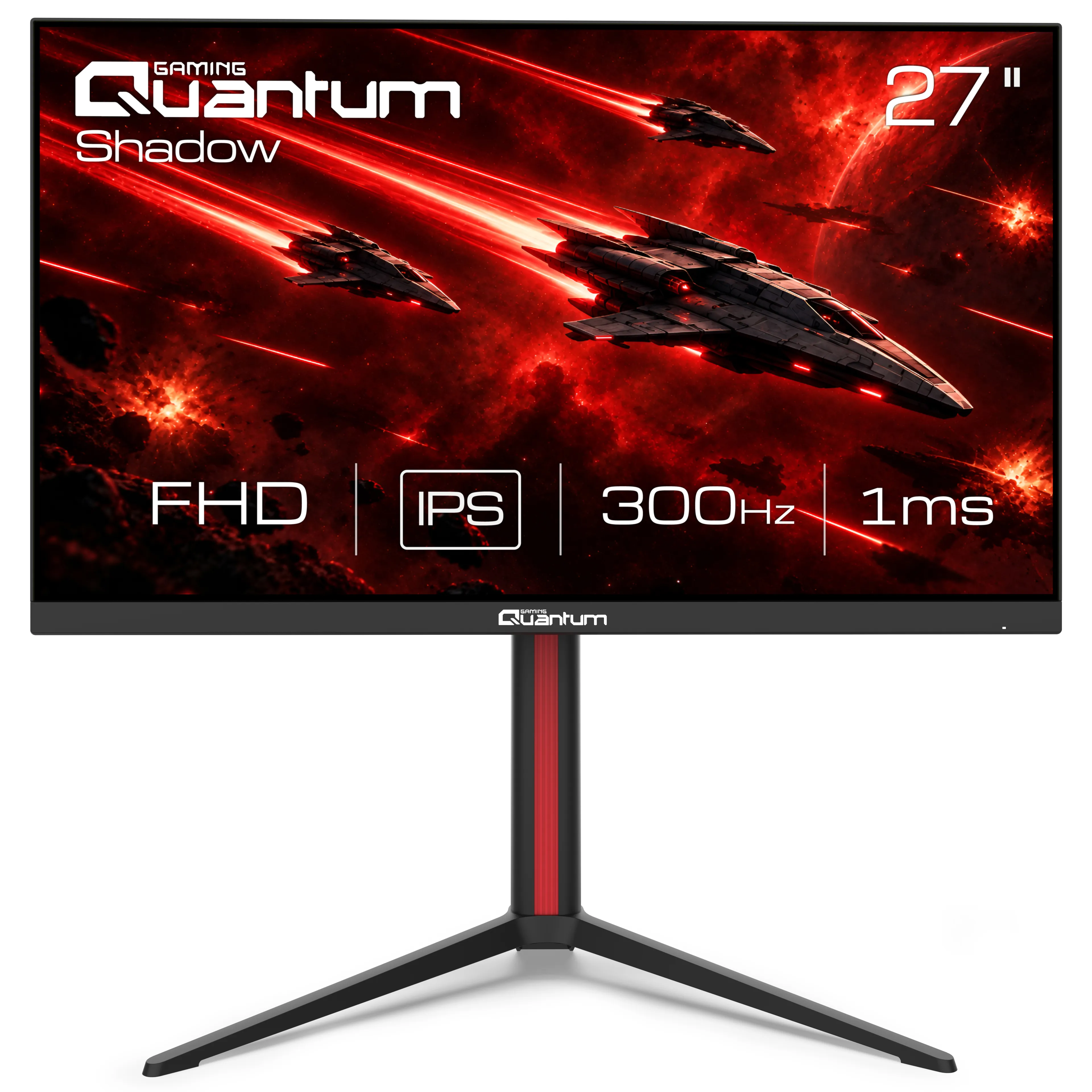 Quantum Gaming Shadow MG27B-B 27" 300Hz 1ms Pivot Kulaklık Tutacaklı IPS Gaming Monitör(Sıfır Ölü Pixel Garantili)